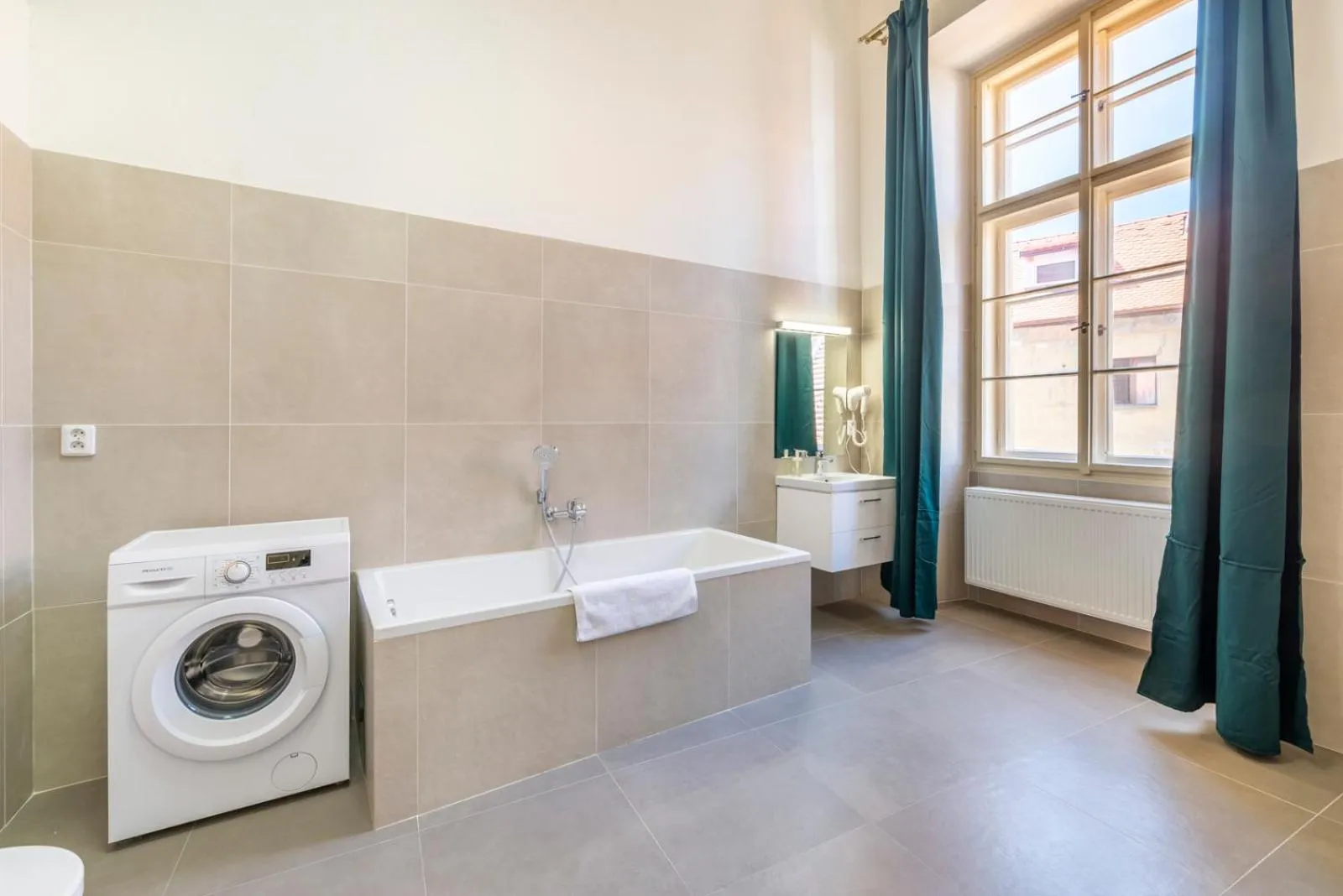 Bathroom in Old Town Square Apartments
