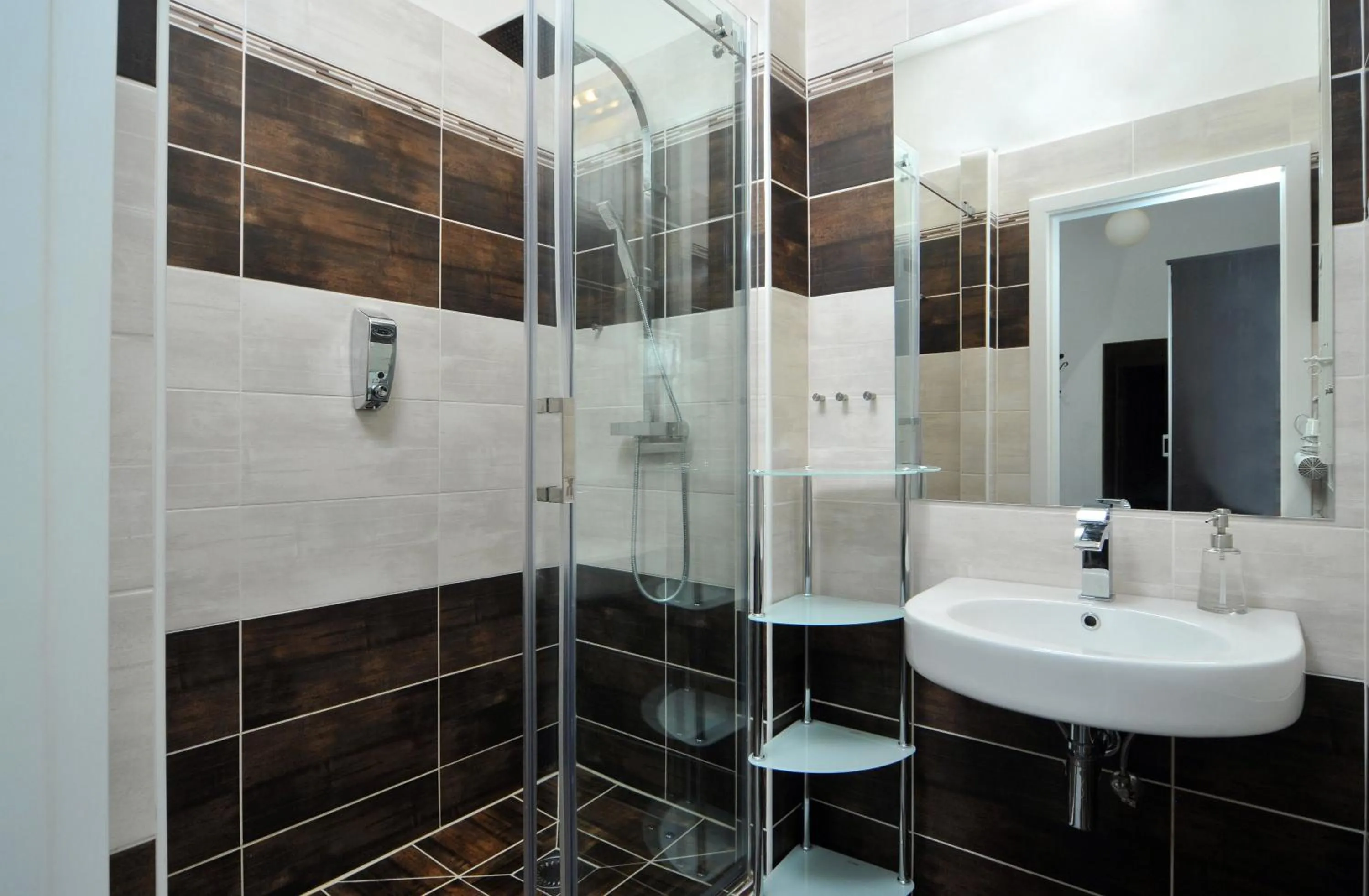 Shower in Old Town Square Apartments