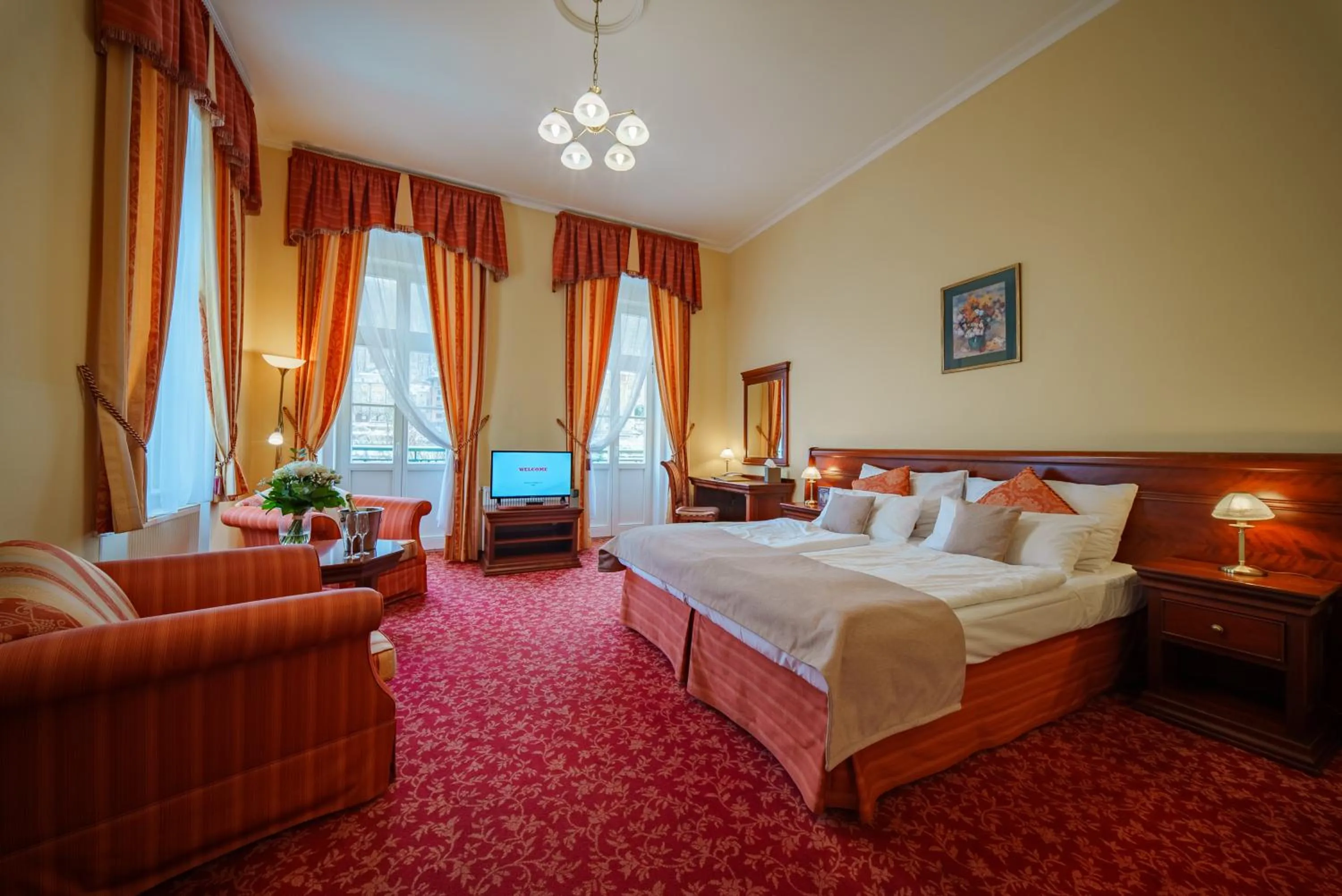 Bed in Hotel Ontario