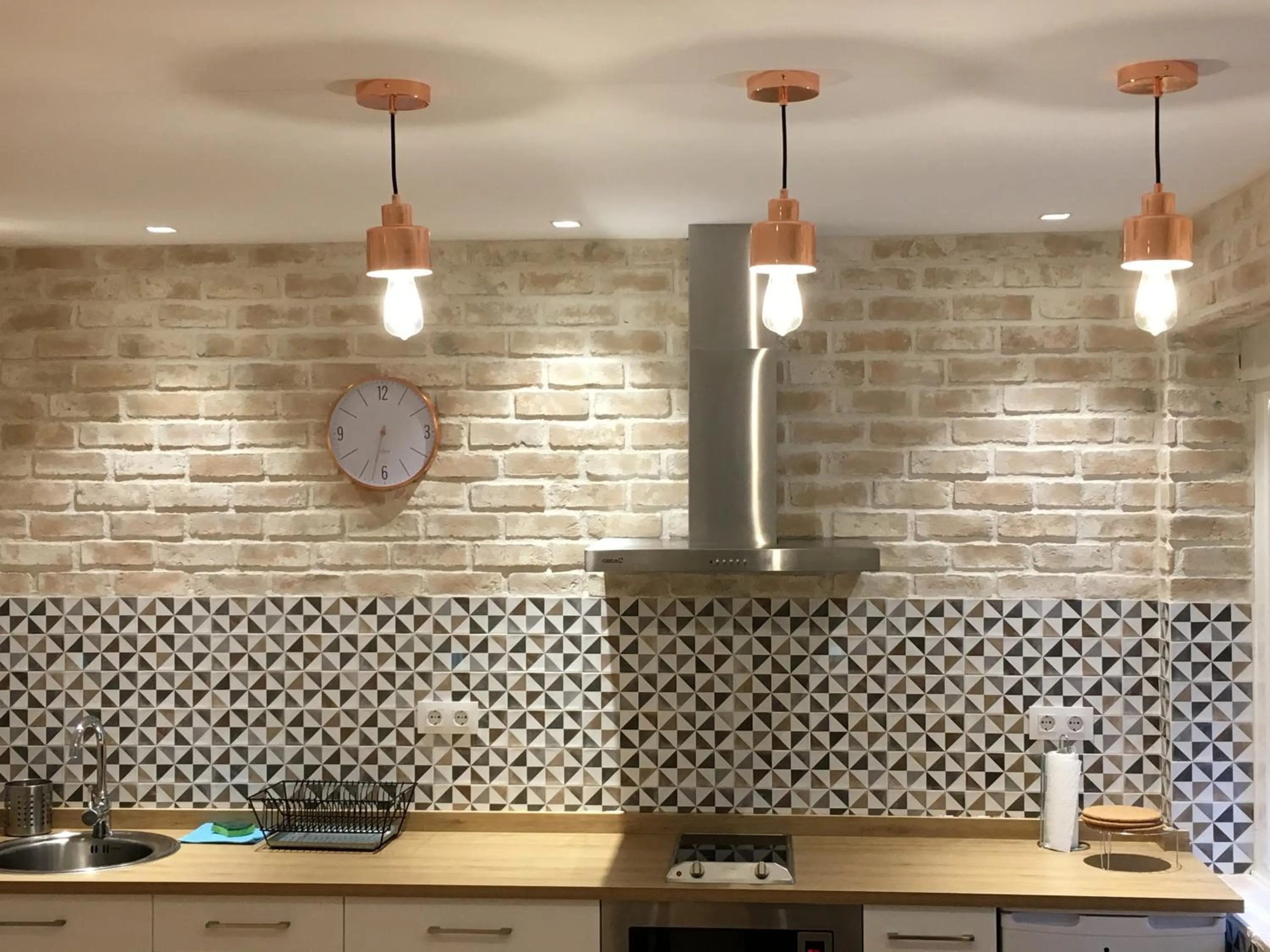 Communal kitchen in Rentxacobeo