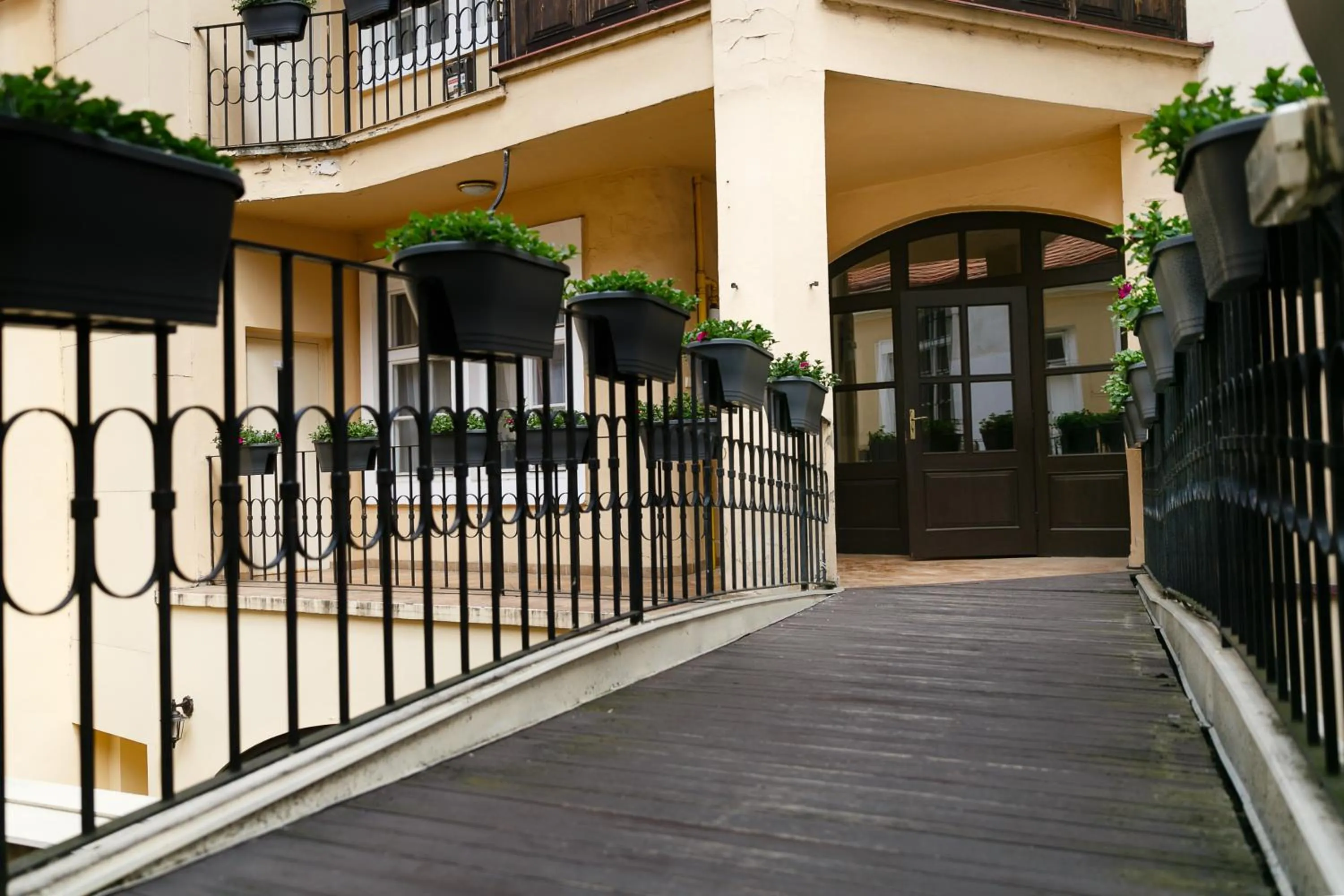 Balcony/Terrace in Pension U Lilie