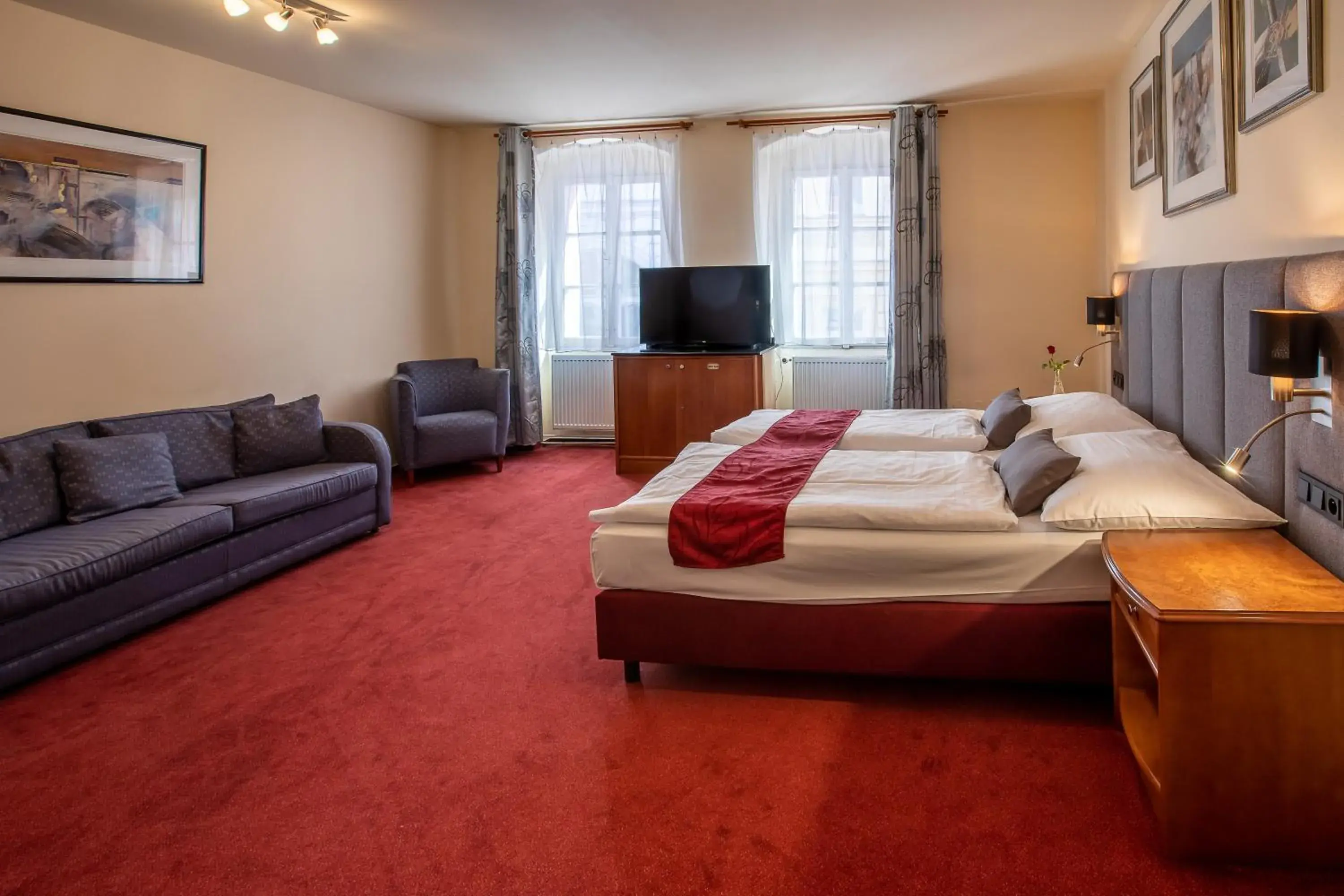 Standard Triple Room in Pension U Lilie Standard Triple Room in Pension U Lilie