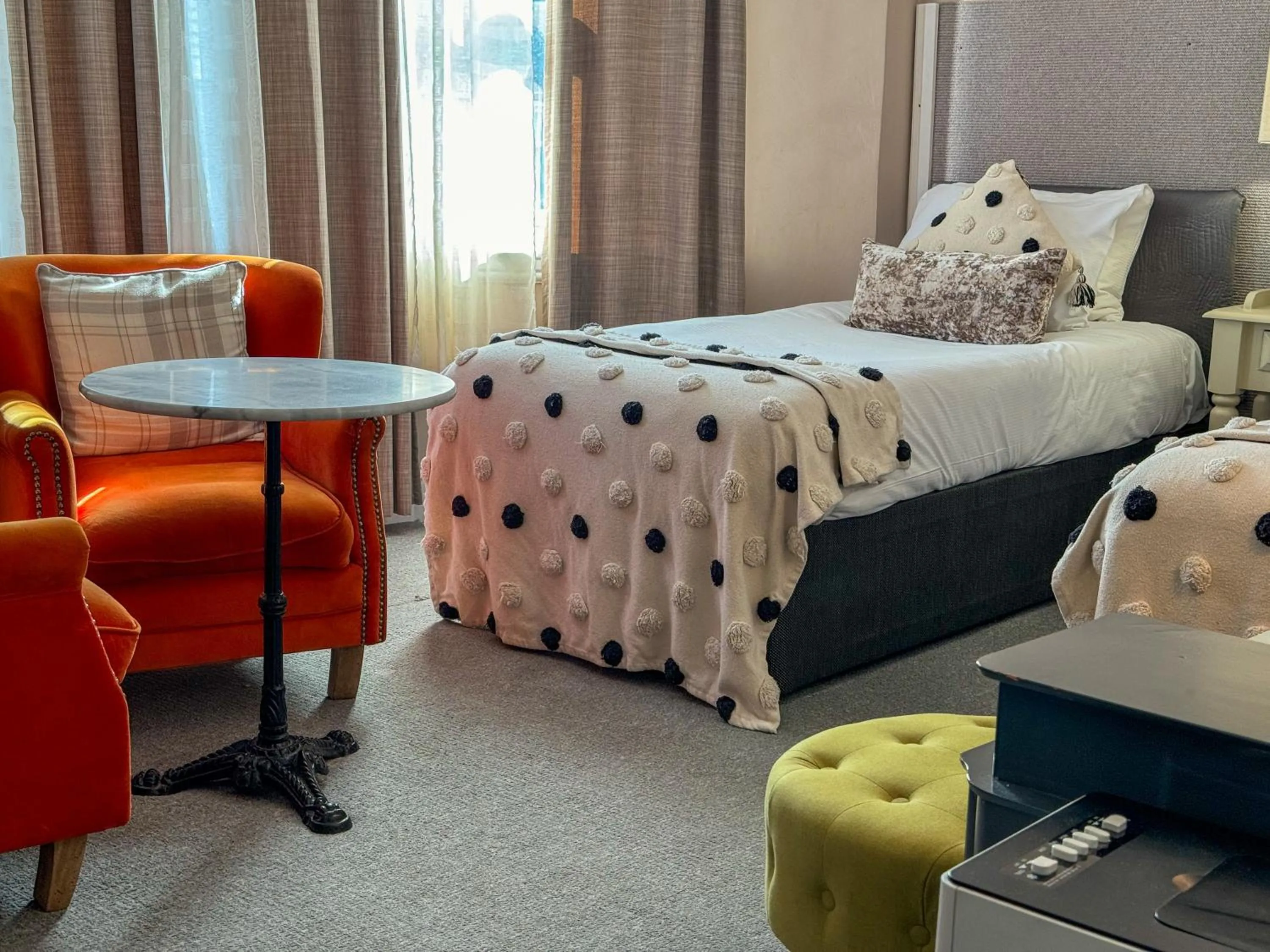 Bed in The Chatwal Boutique Hotel