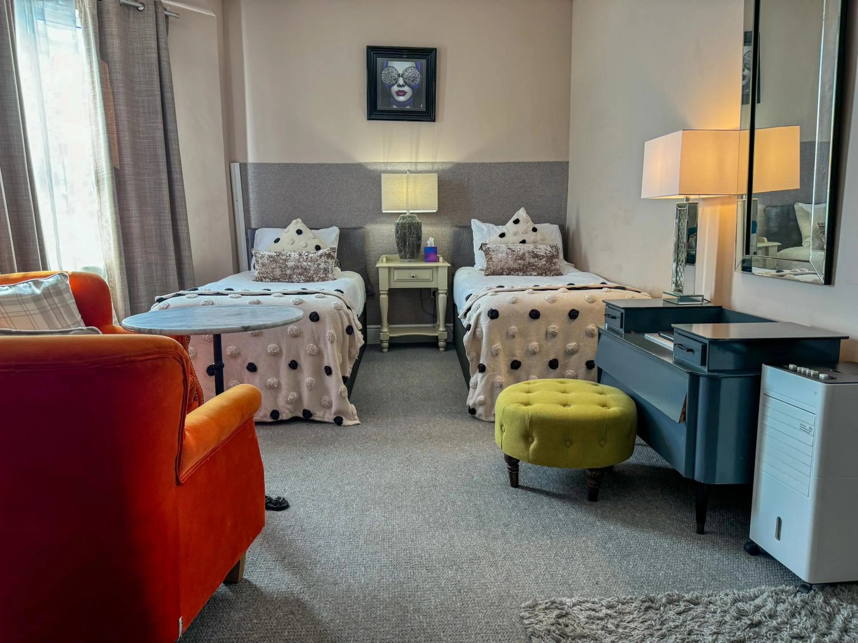 Bed in The Chatwal Boutique Hotel