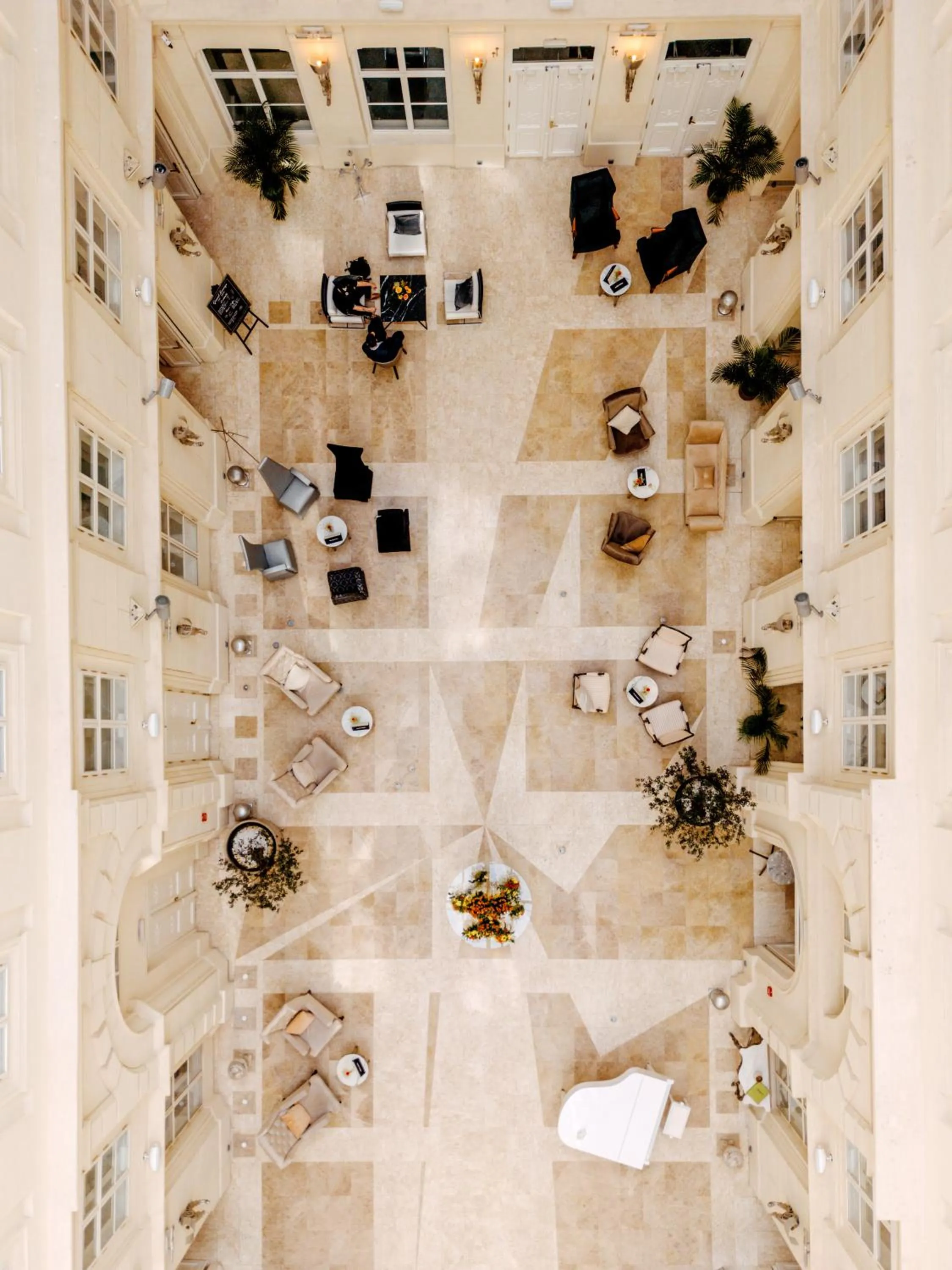 Lobby or reception in Grand Palace Brno - Czech Leading Hotels