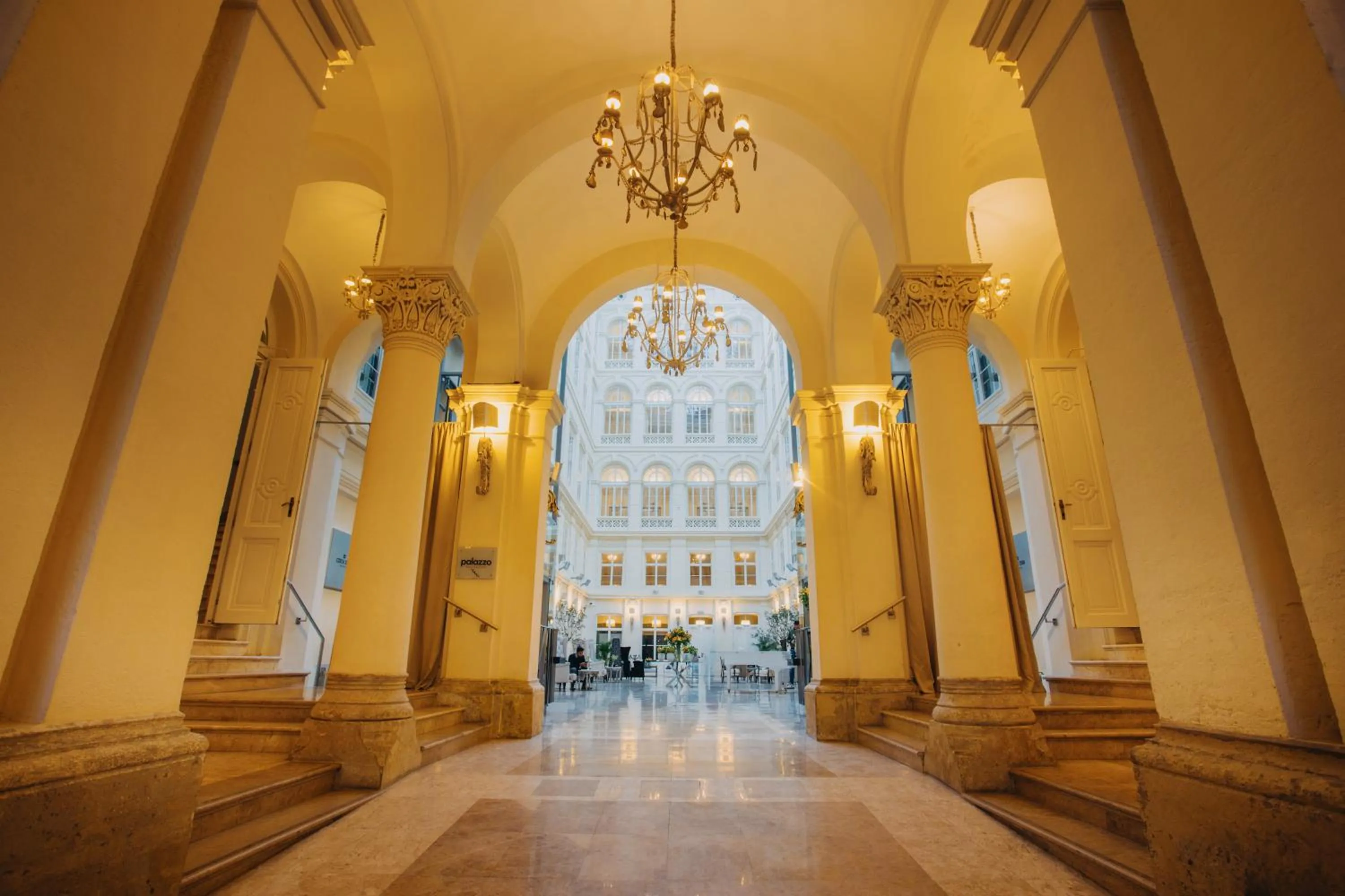 Lobby or reception in Grand Palace Brno - Czech Leading Hotels