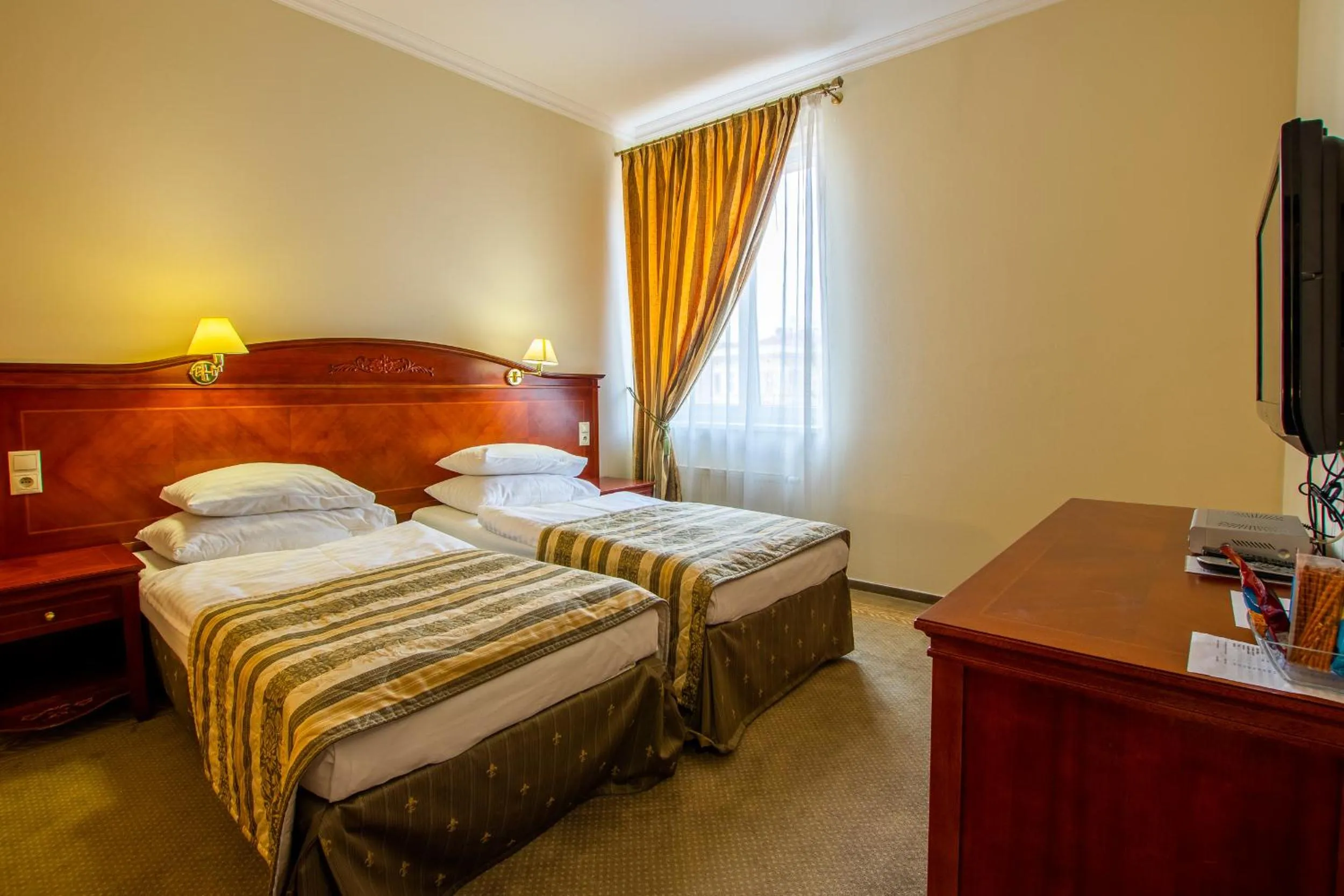 Bed in Hotel Giovanni Giacomo