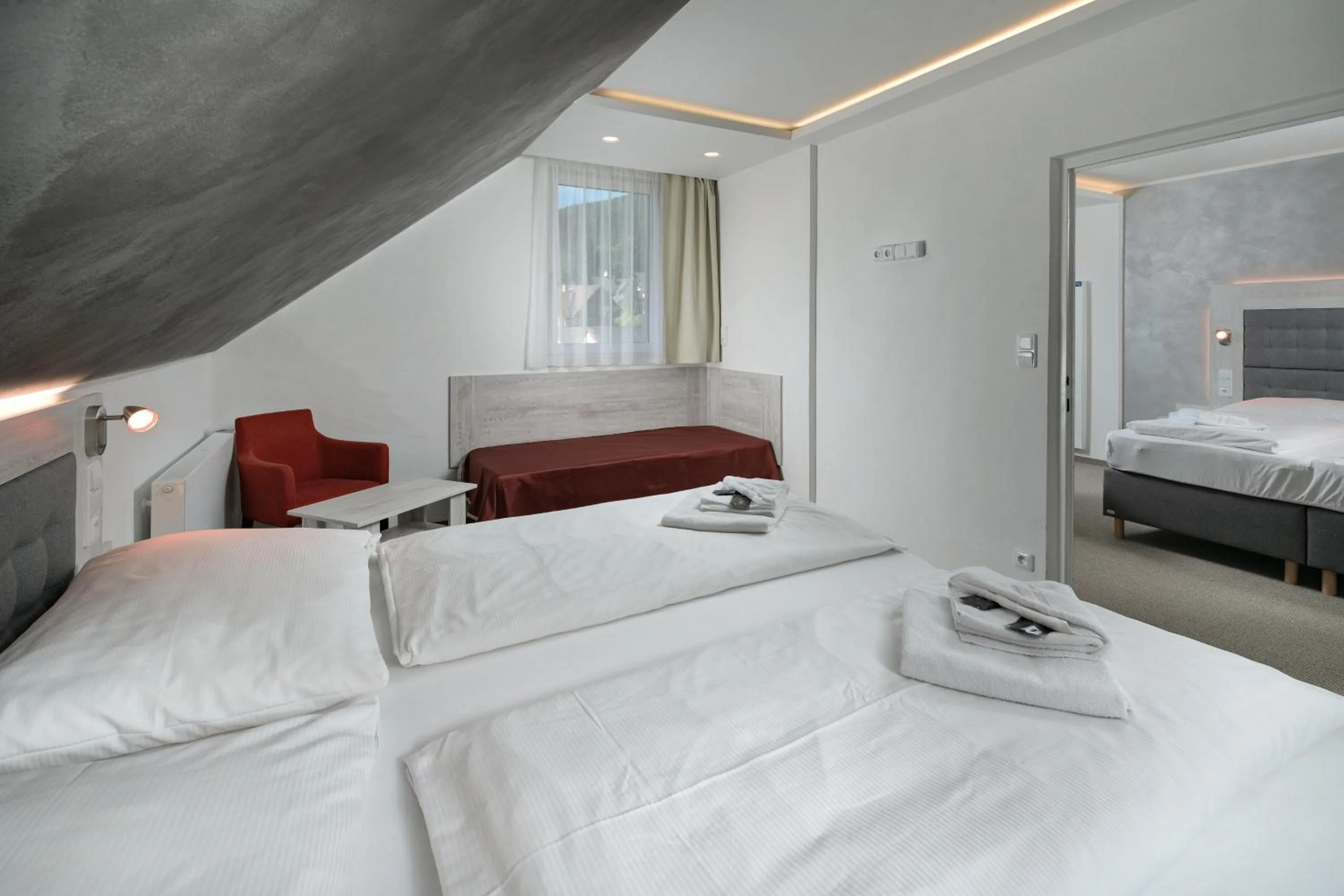 Bed in Wellness Hotel Astra