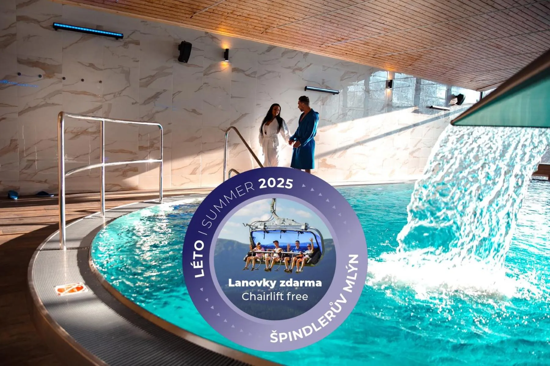 Swimming pool in Wellness Hotel Astra