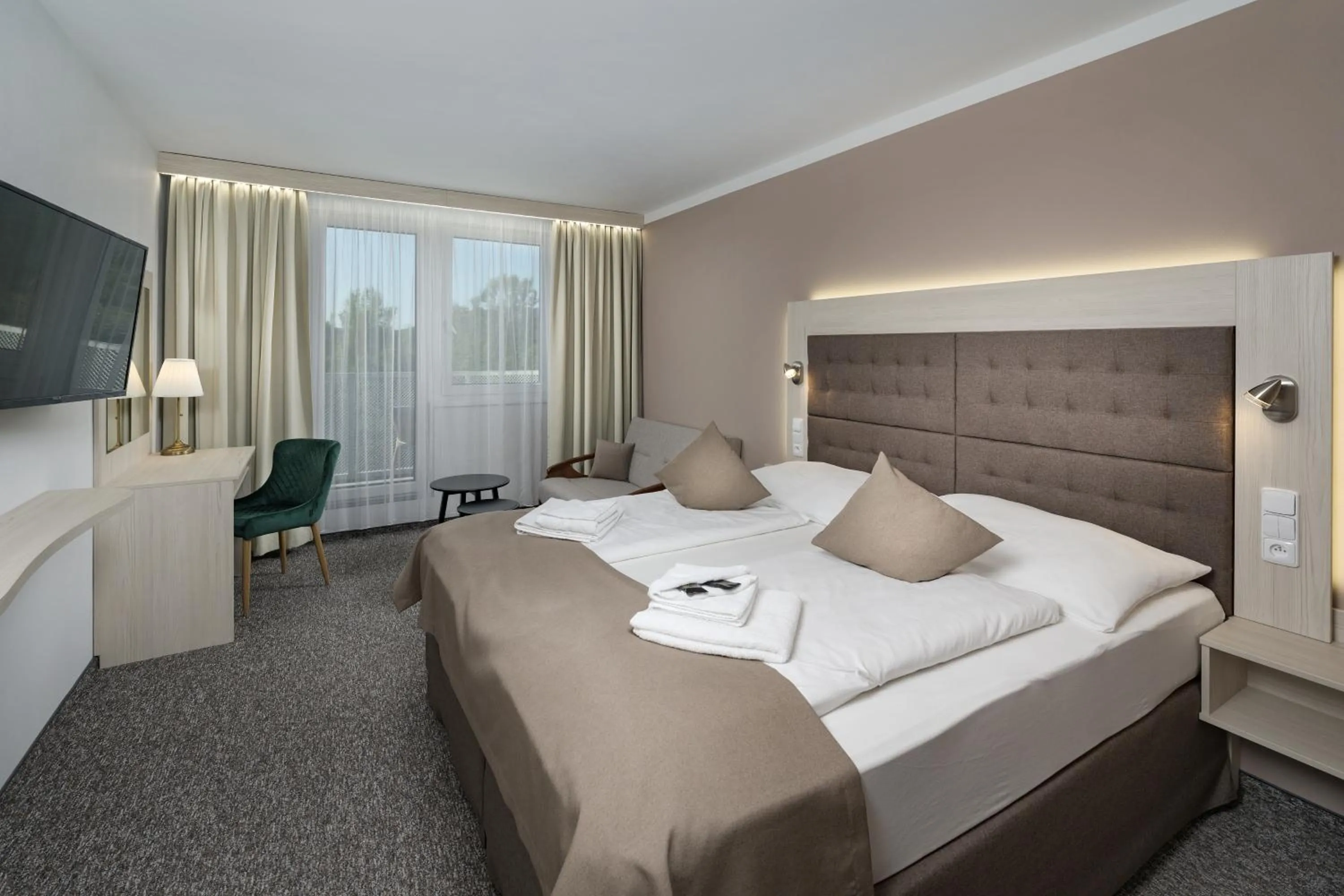 Bed in Wellness Hotel Astra