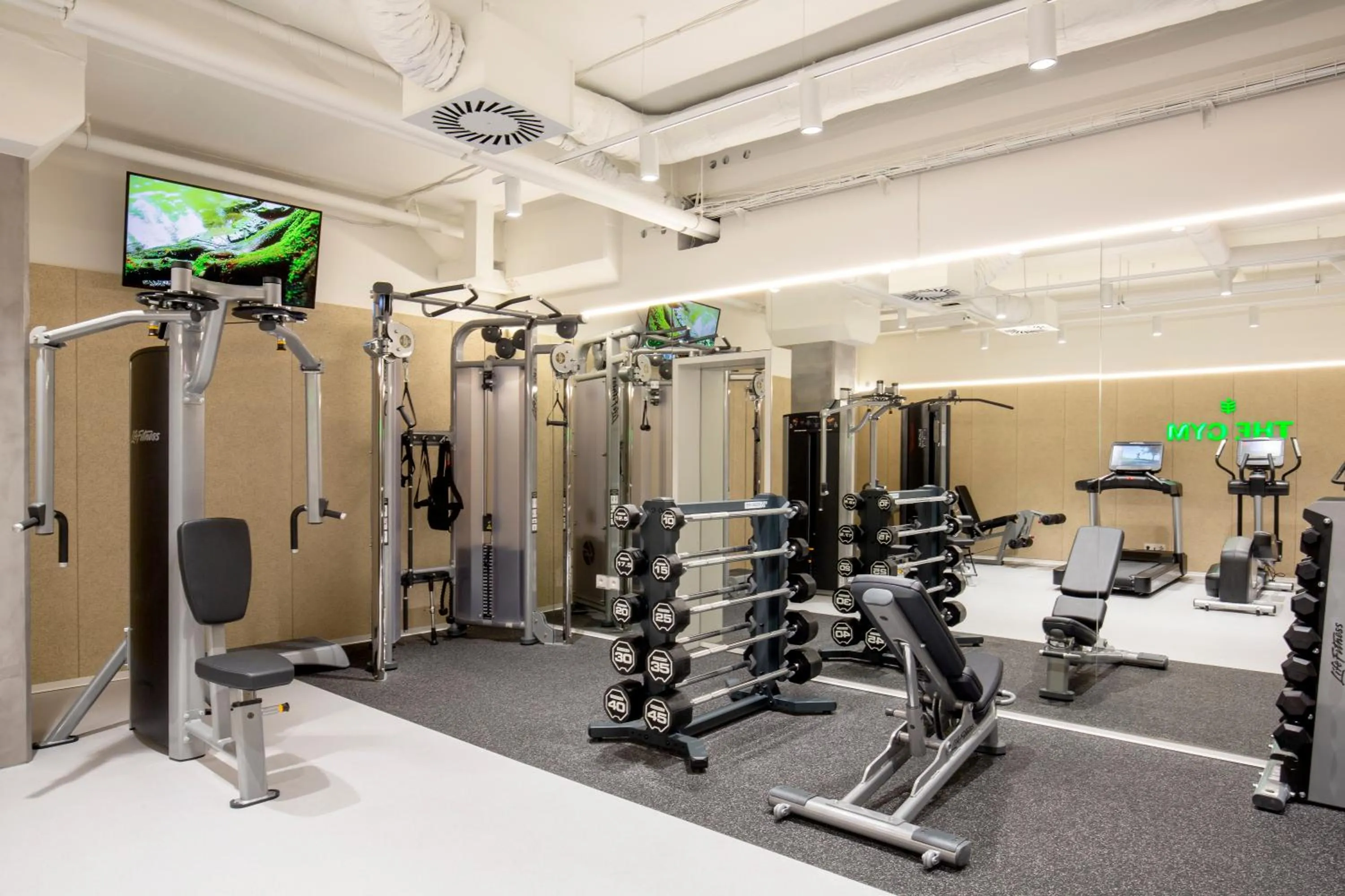 Fitness centre/facilities in Botanique Hotel Prague