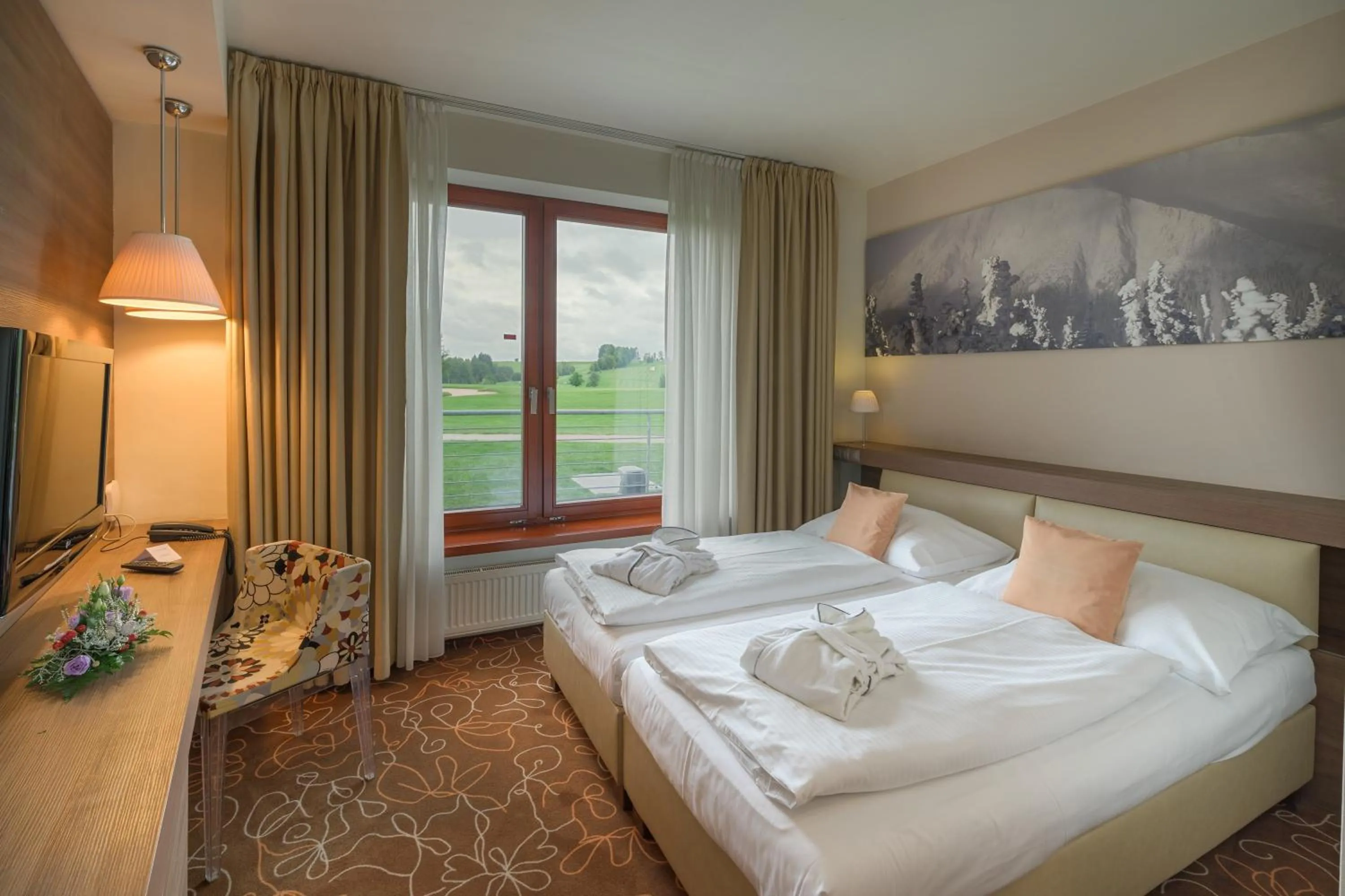 Bed in Grund Resort Golf and Ski