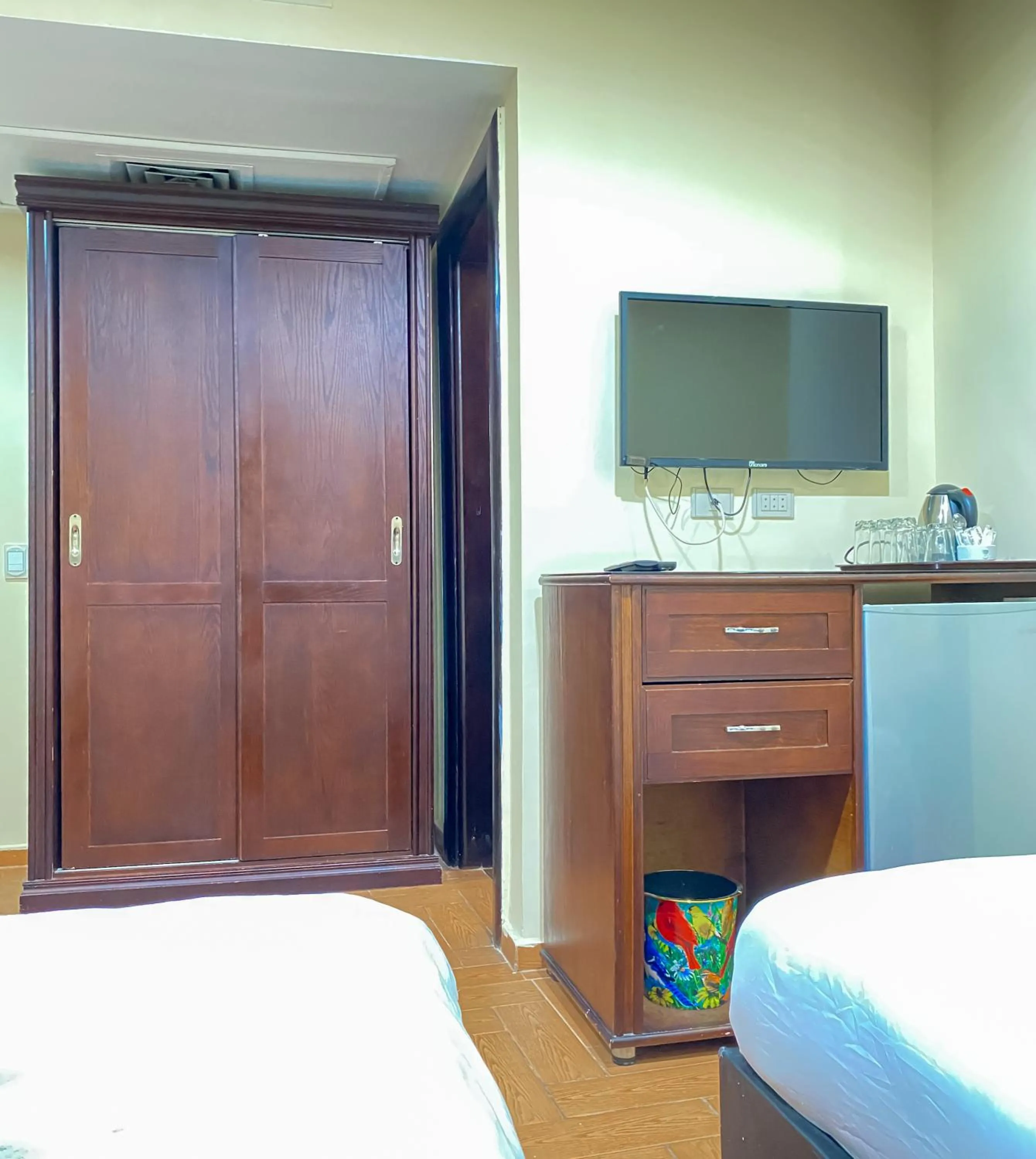 Bed in Best View Pyramids Hotel