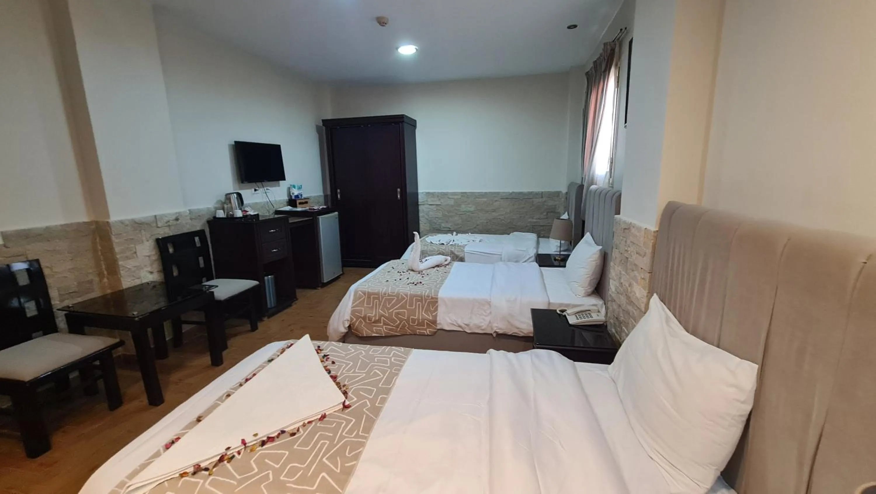 Bed in Best View Pyramids Hotel