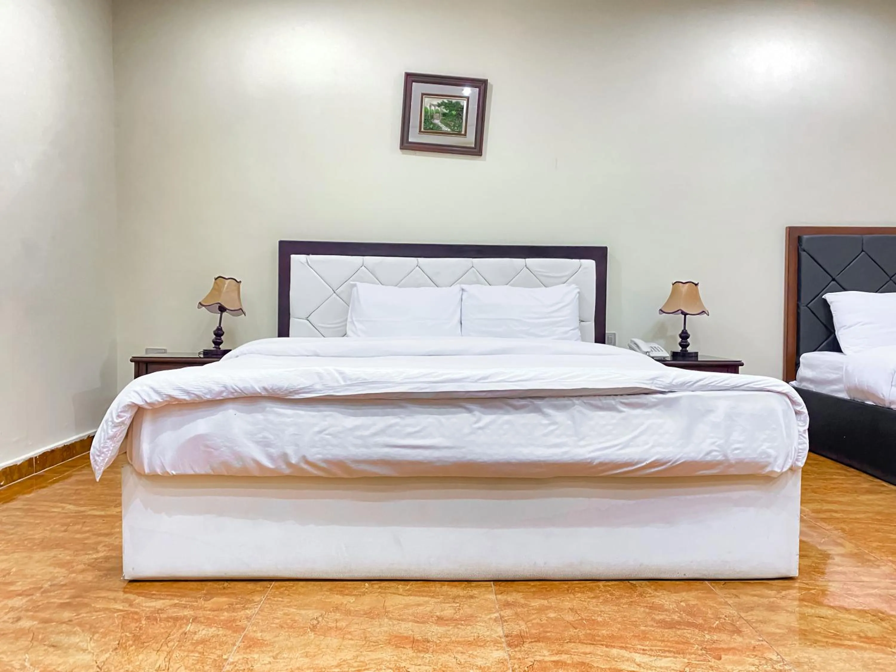 Bed in Best View Pyramids Hotel