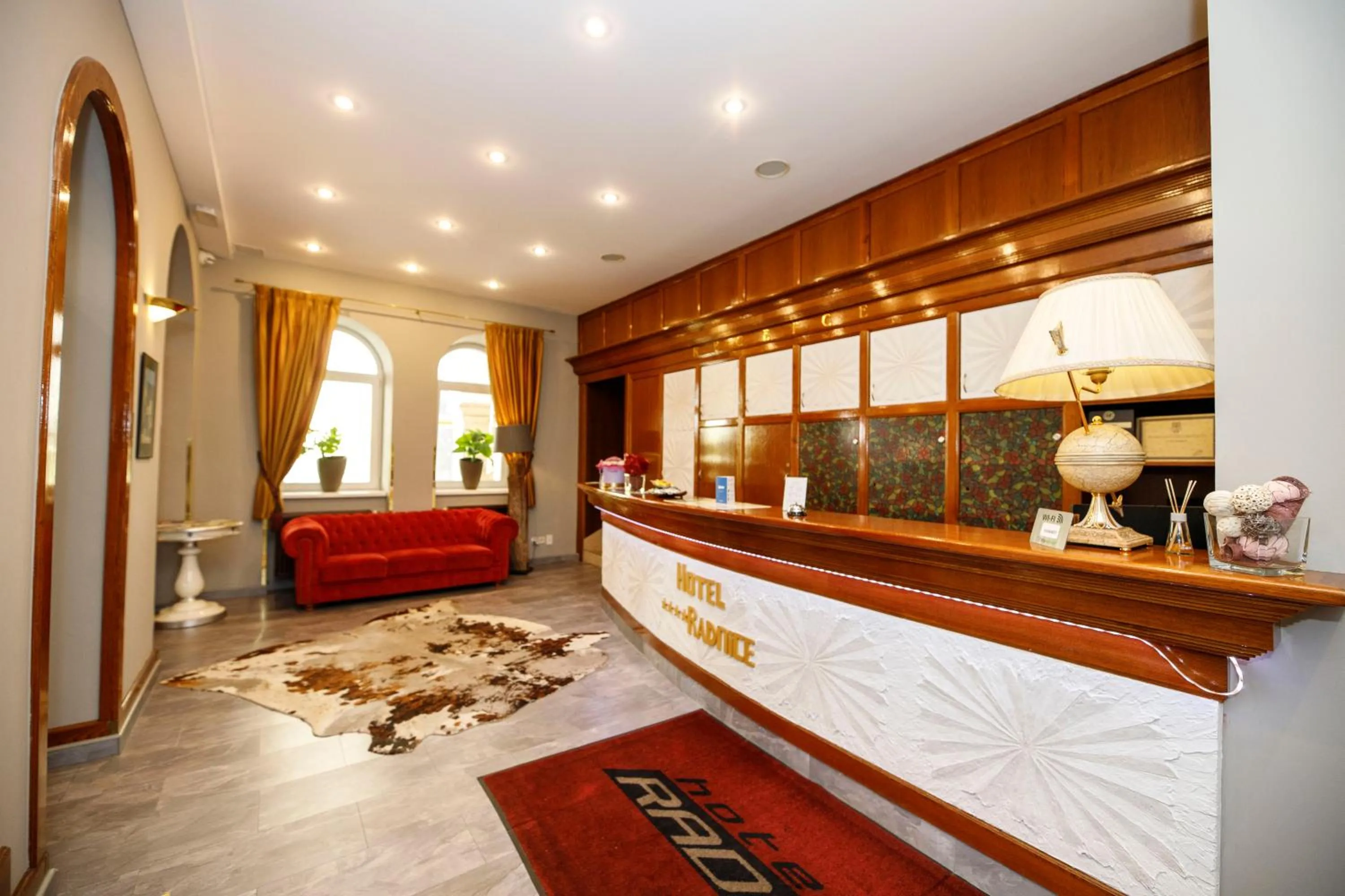 Lobby or reception in Hotel Radnice