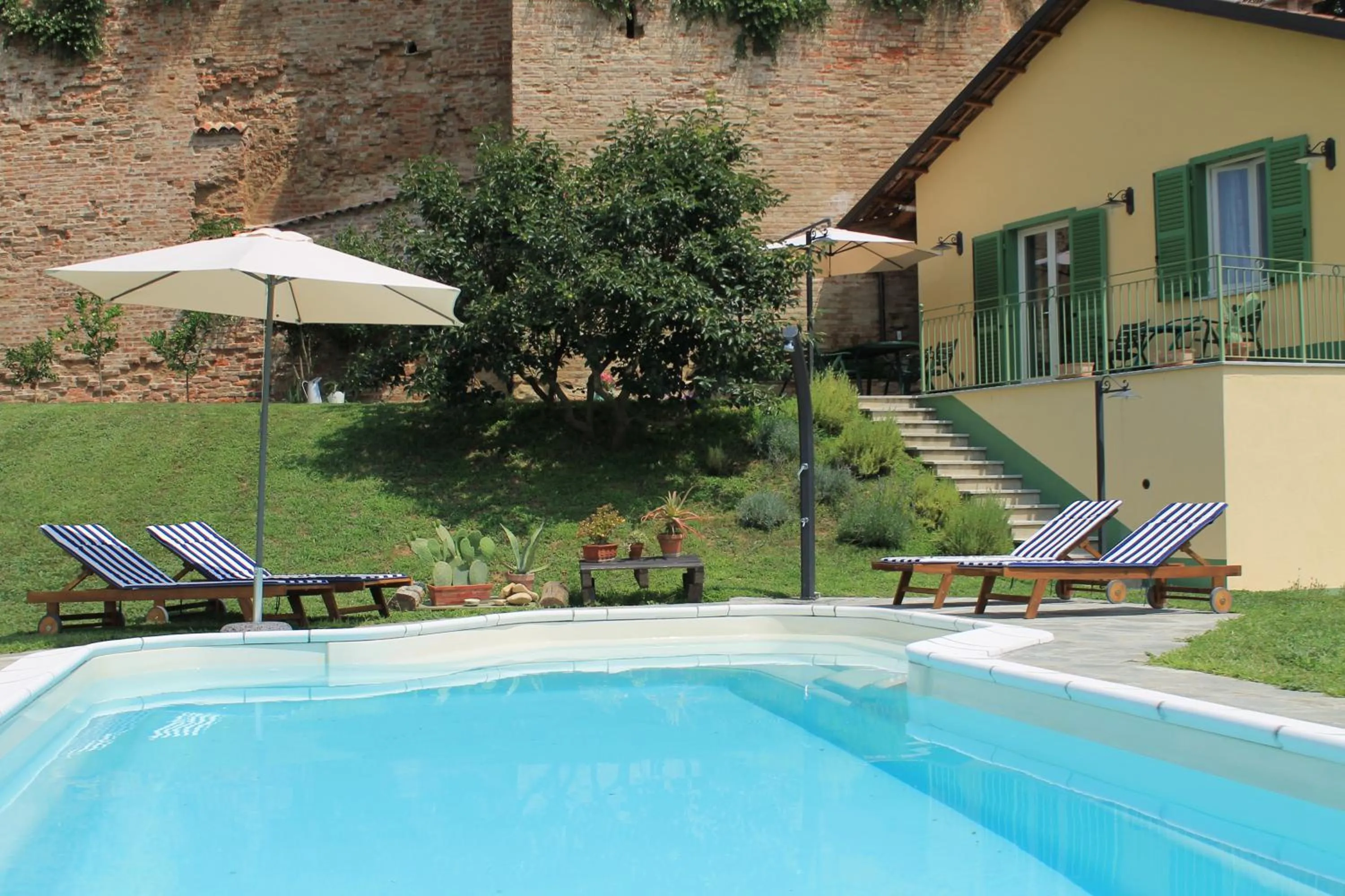 Pool view in LA CUCCAGNA DI DON BOSCO - No landlords and neighbours - Absolute privacy!