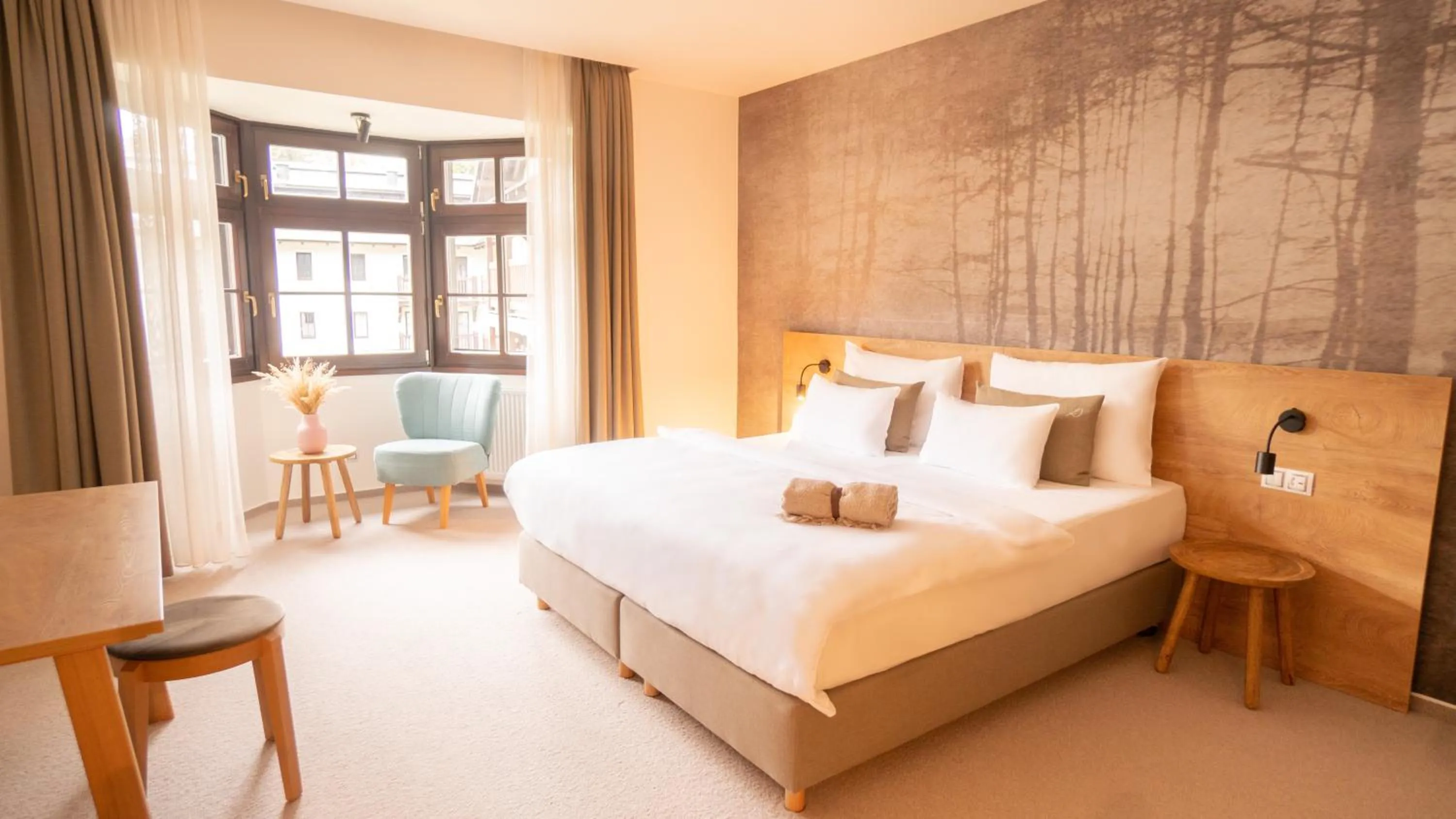 Bed in Boutique Hotel Soyka