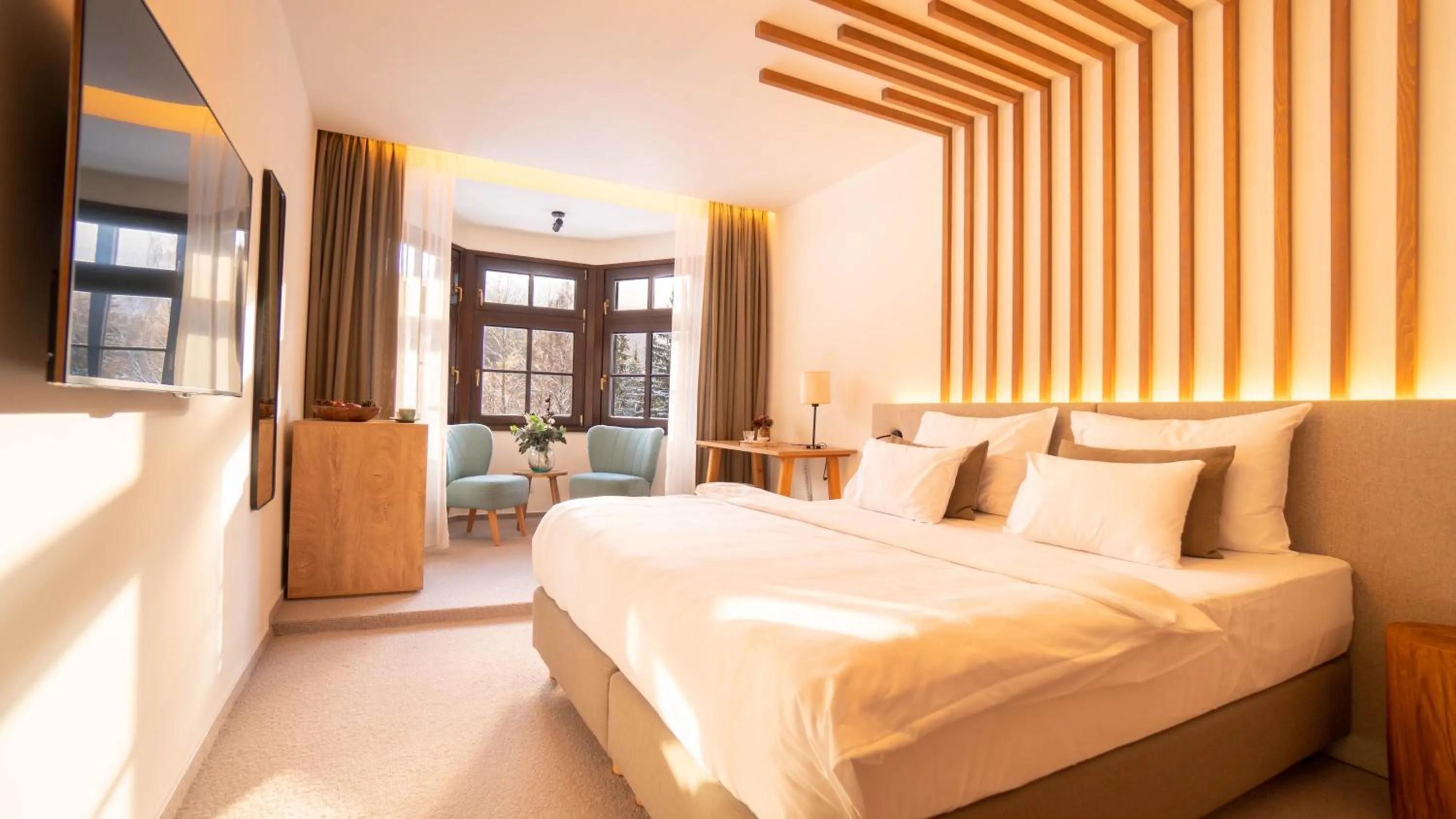 Winter, Bed in Boutique Hotel Soyka