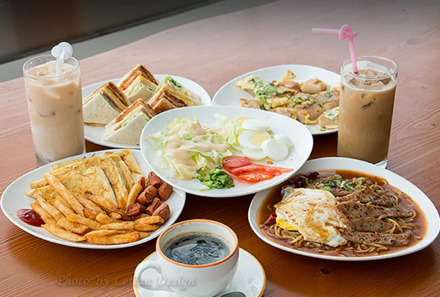 Breakfast in Colorful Fish Cottage