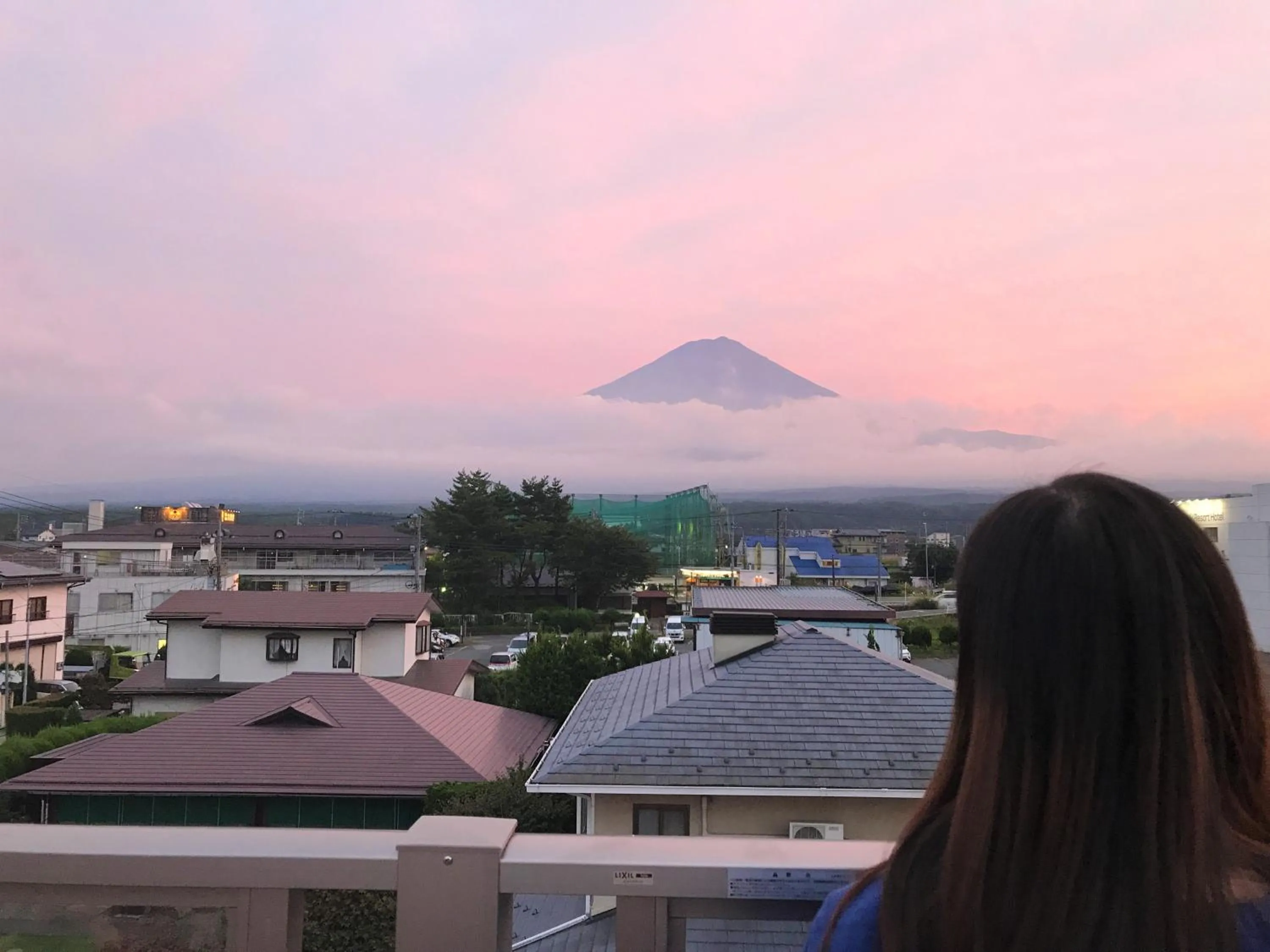 Balcony/Terrace in K's House Fuji View - Travelers Hostel