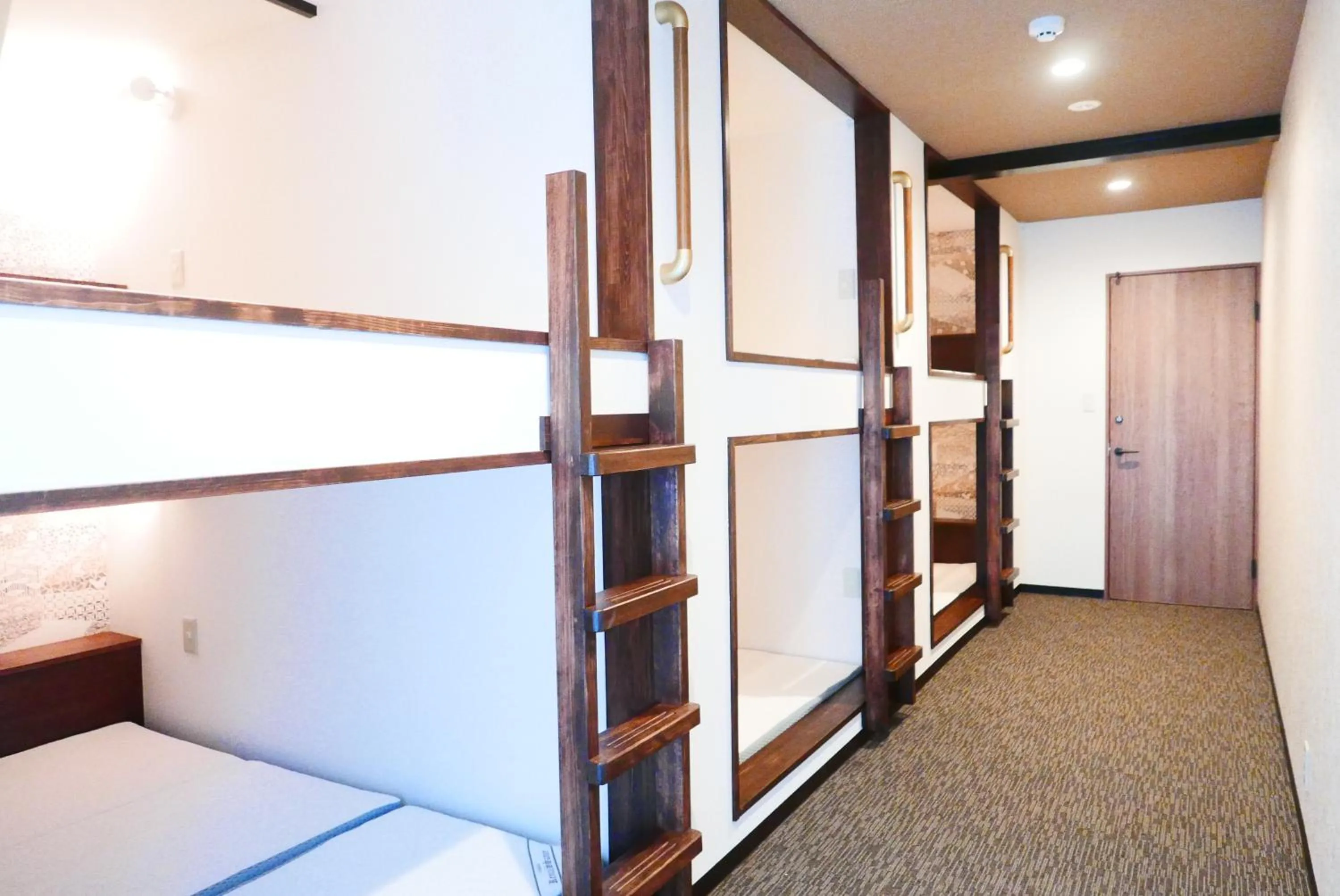 Photo of the whole room, Bed in K's House Fuji View - Travelers Hostel