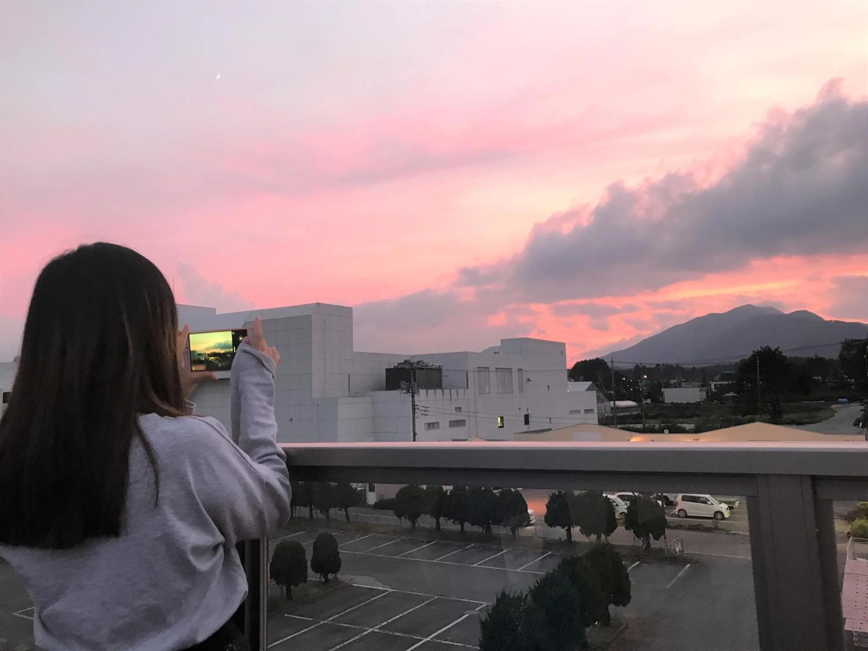 Balcony/Terrace in K's House Fuji View - Travelers Hostel