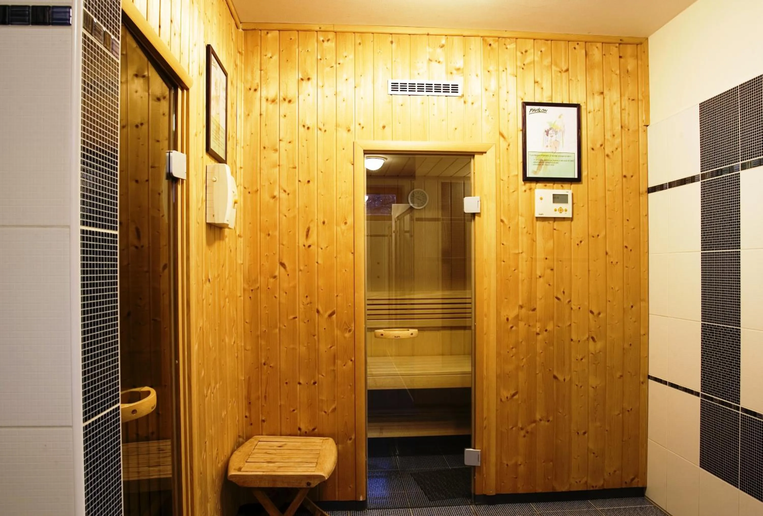 Sauna in Pavilon