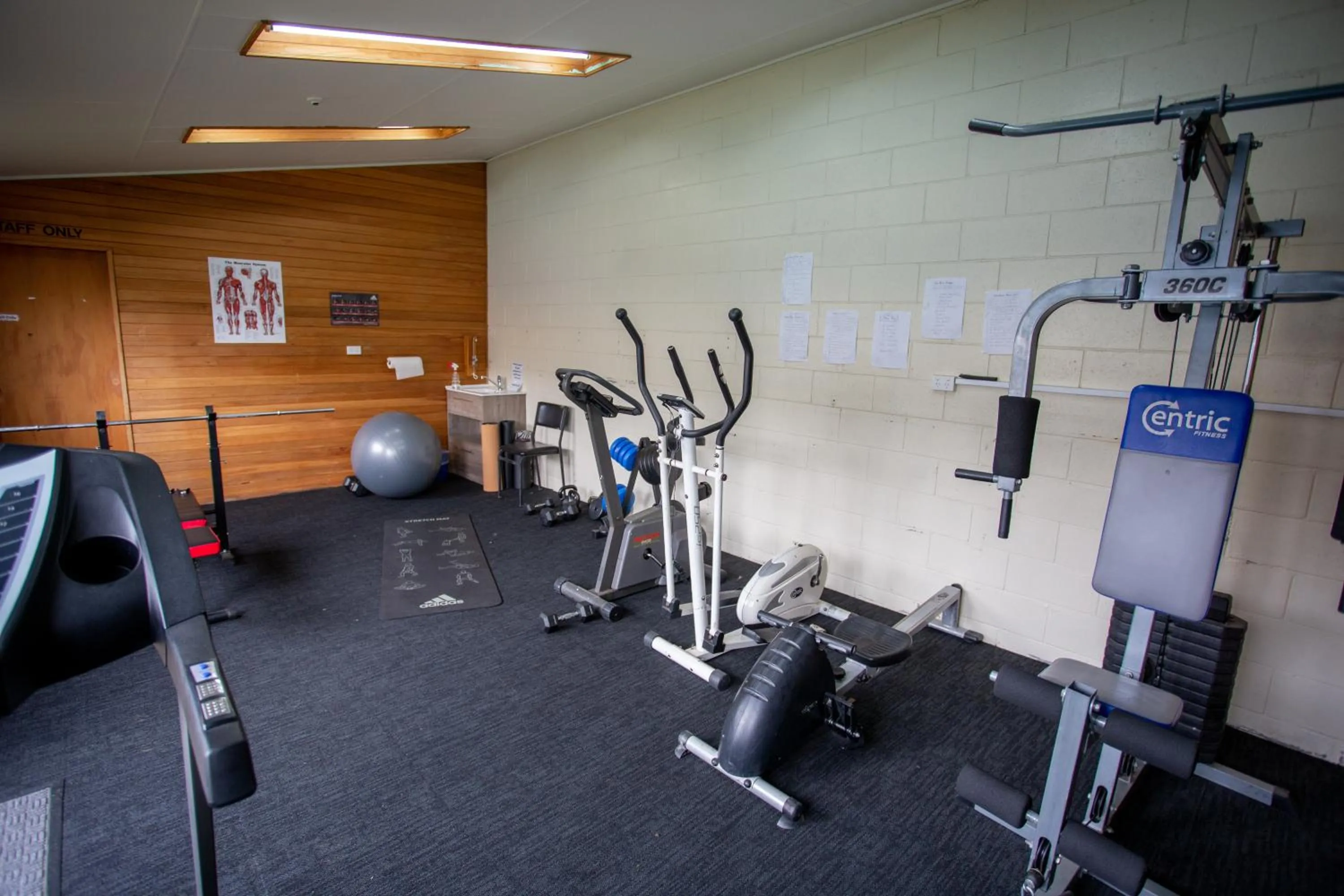 Fitness centre/facilities in Southern Cross Lodge Methven