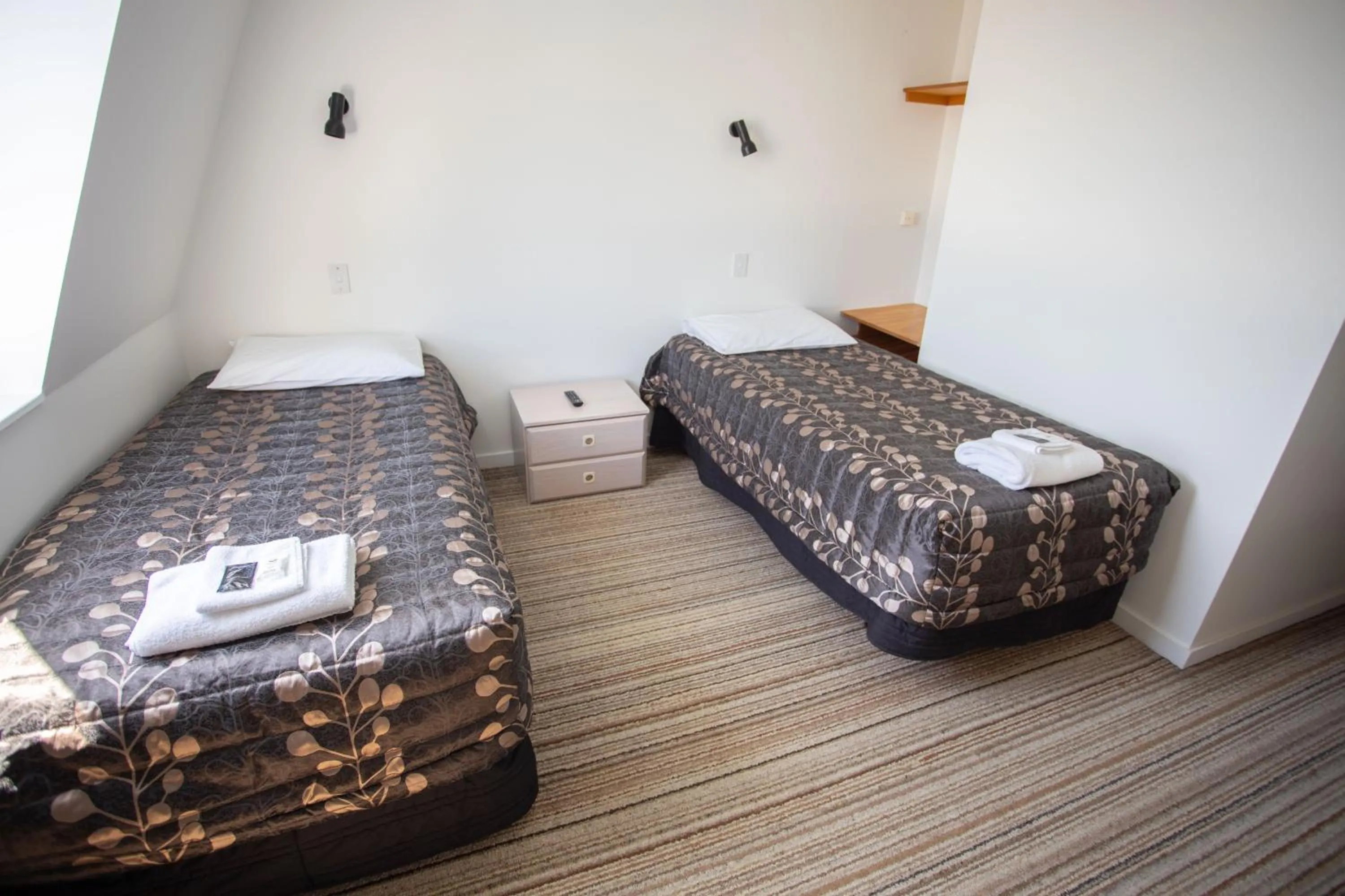 Bed in Southern Cross Lodge Methven