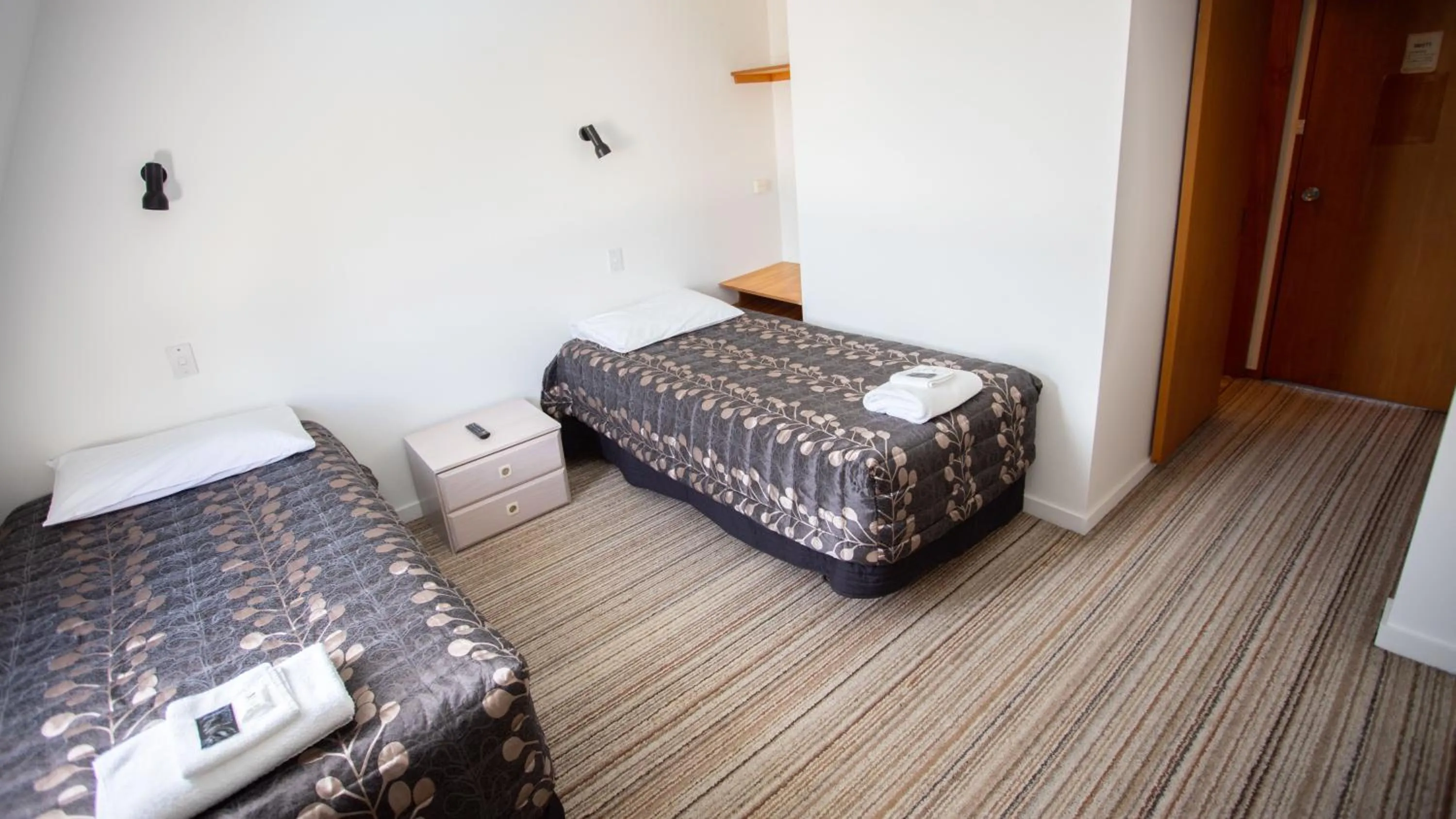 Bed in Southern Cross Lodge Methven