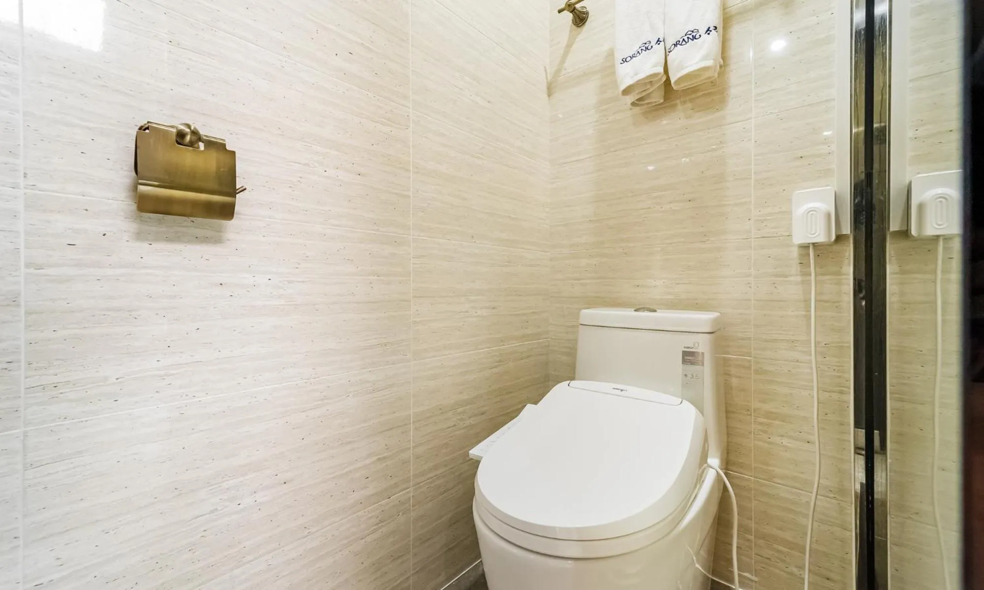 Bathroom in Pool and Villa Sorang