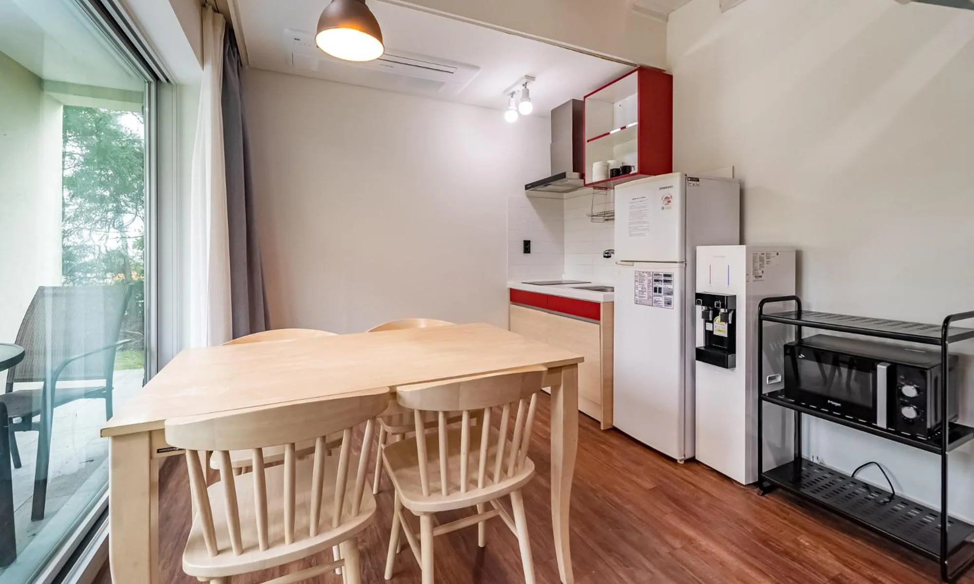 Dining area in Pool and Villa Sorang