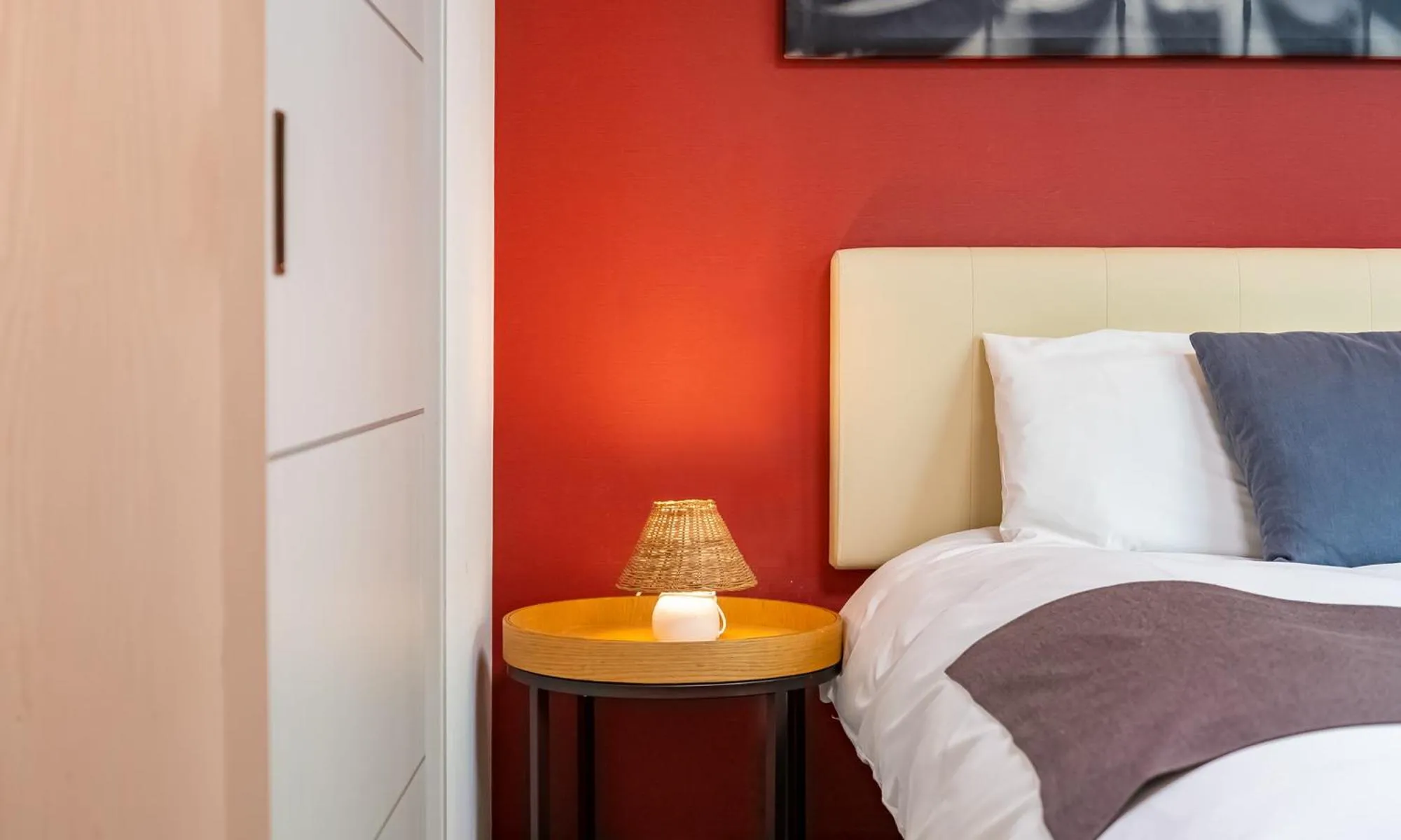 Bed in Pool Villa Sorang