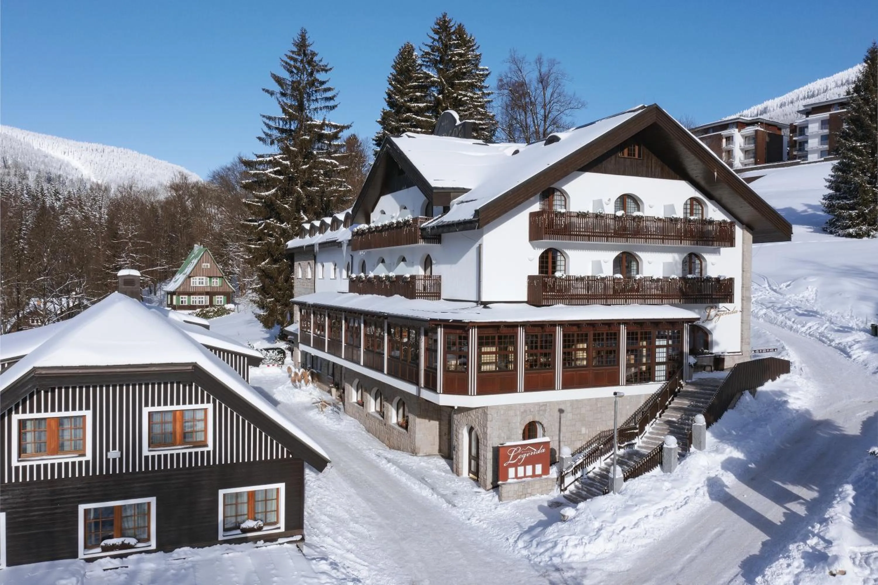 Property building in Wellness Hotel Windsor