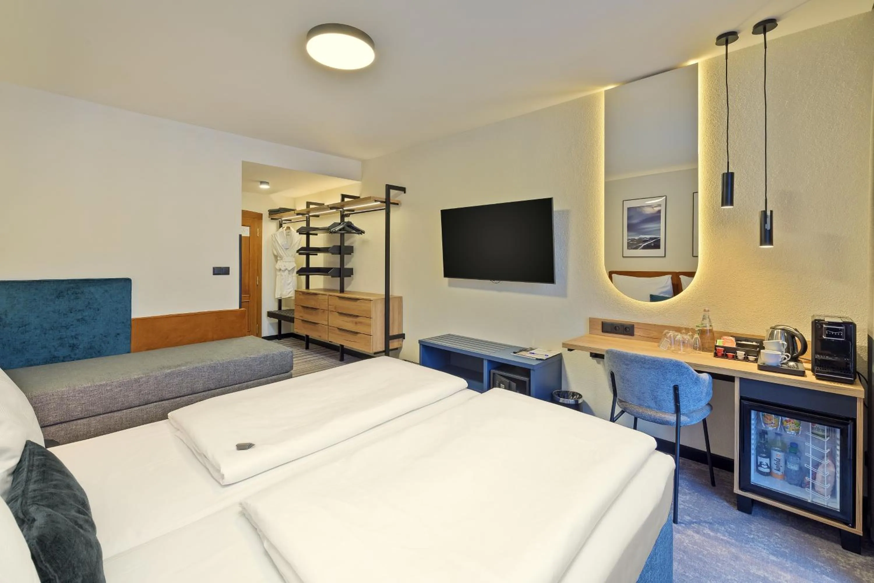 Bed in Wellness Hotel Windsor