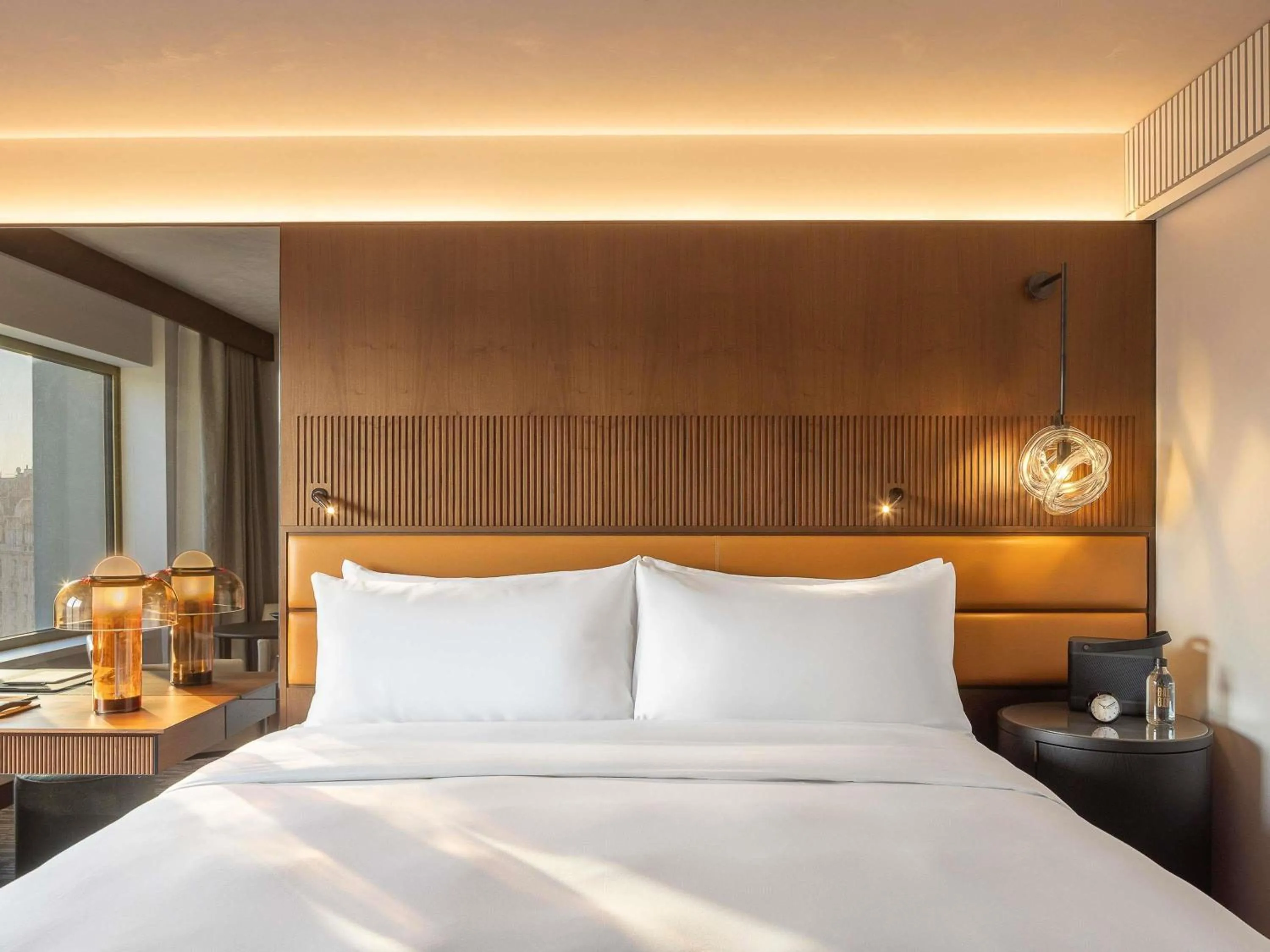 Bedroom, Bed in Fairmont Golden Prague