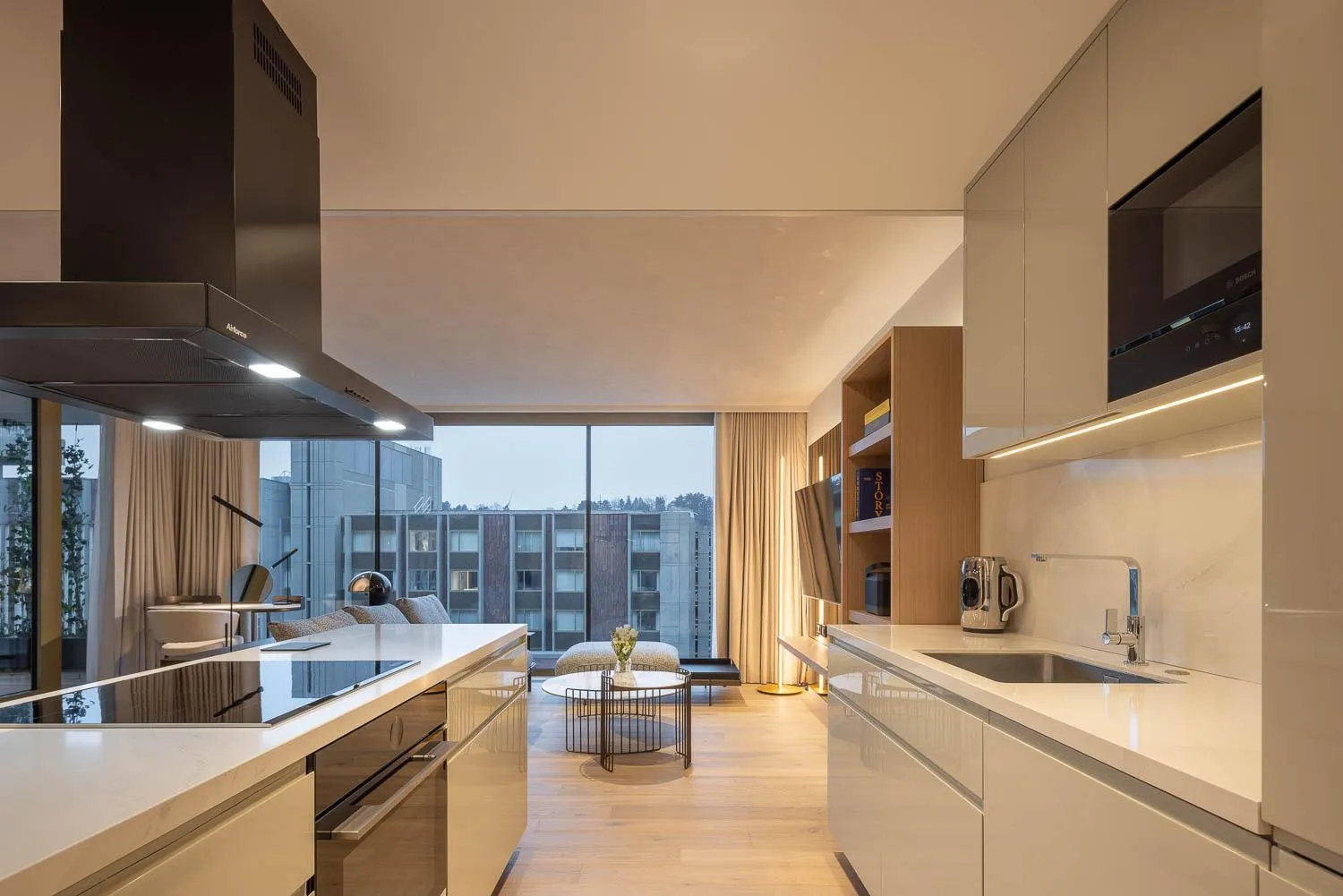 Kitchen or kitchenette in Fairmont Golden Prague