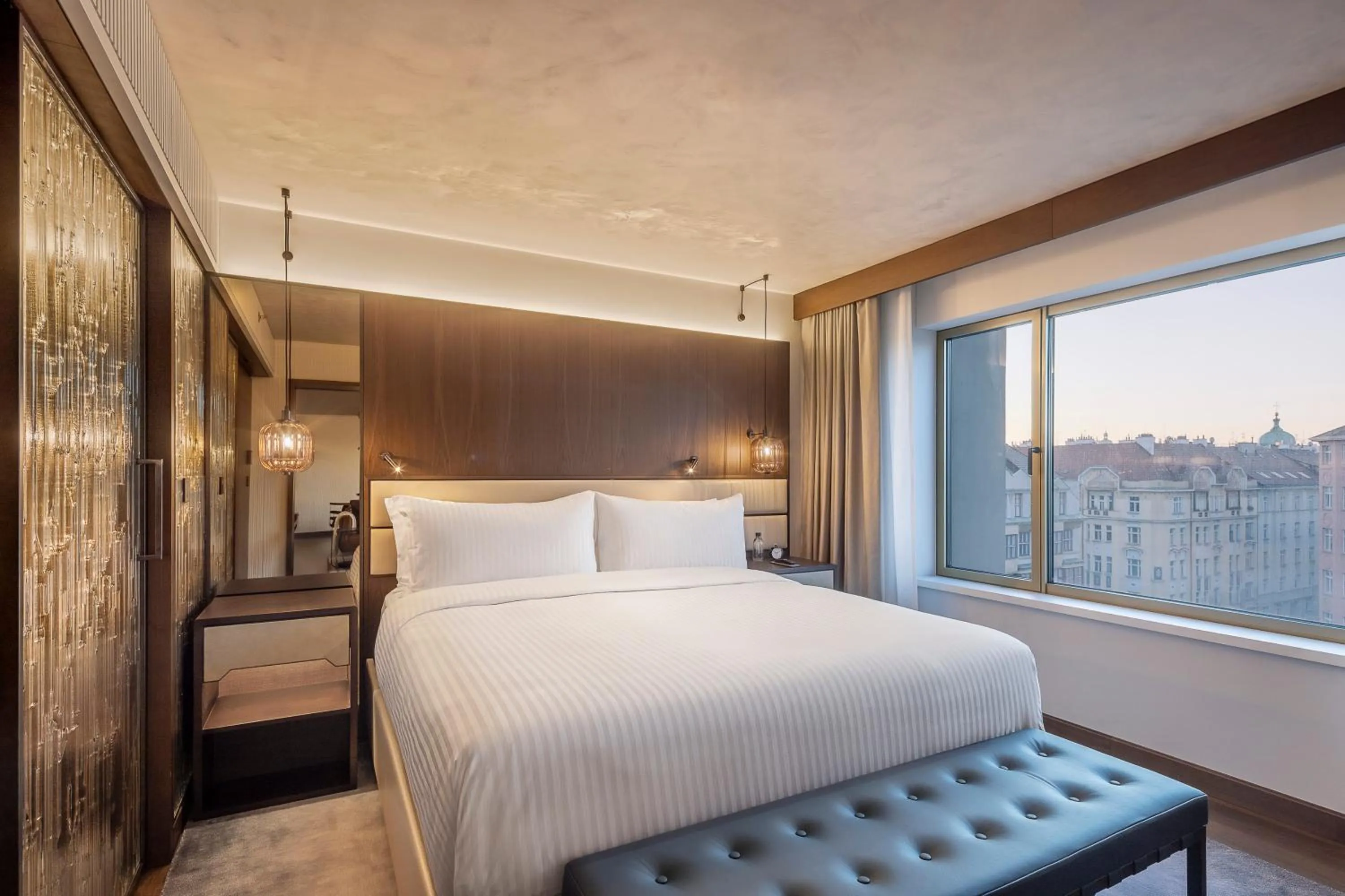 Bedroom, Bed in Fairmont Golden Prague