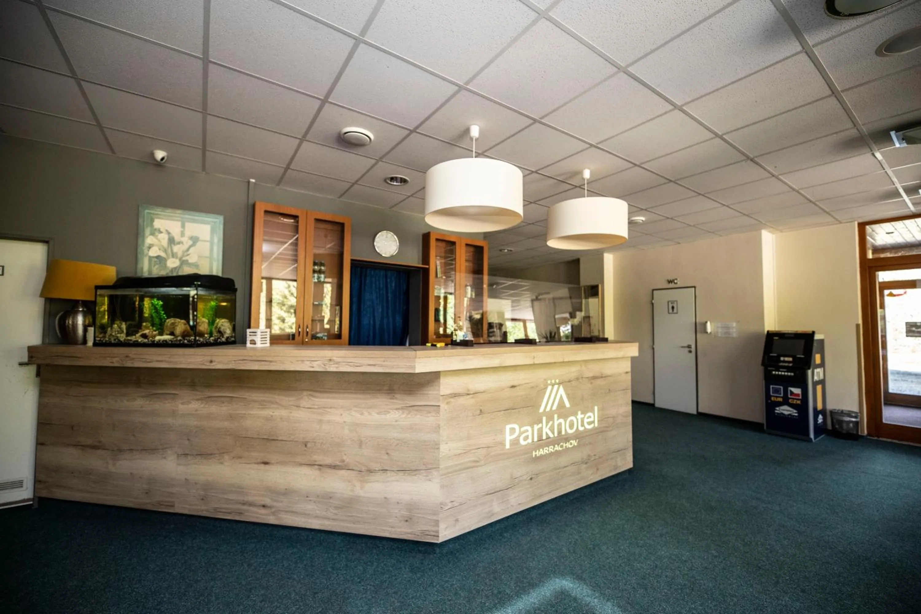 Lobby or reception in Parkhotel Harrachov