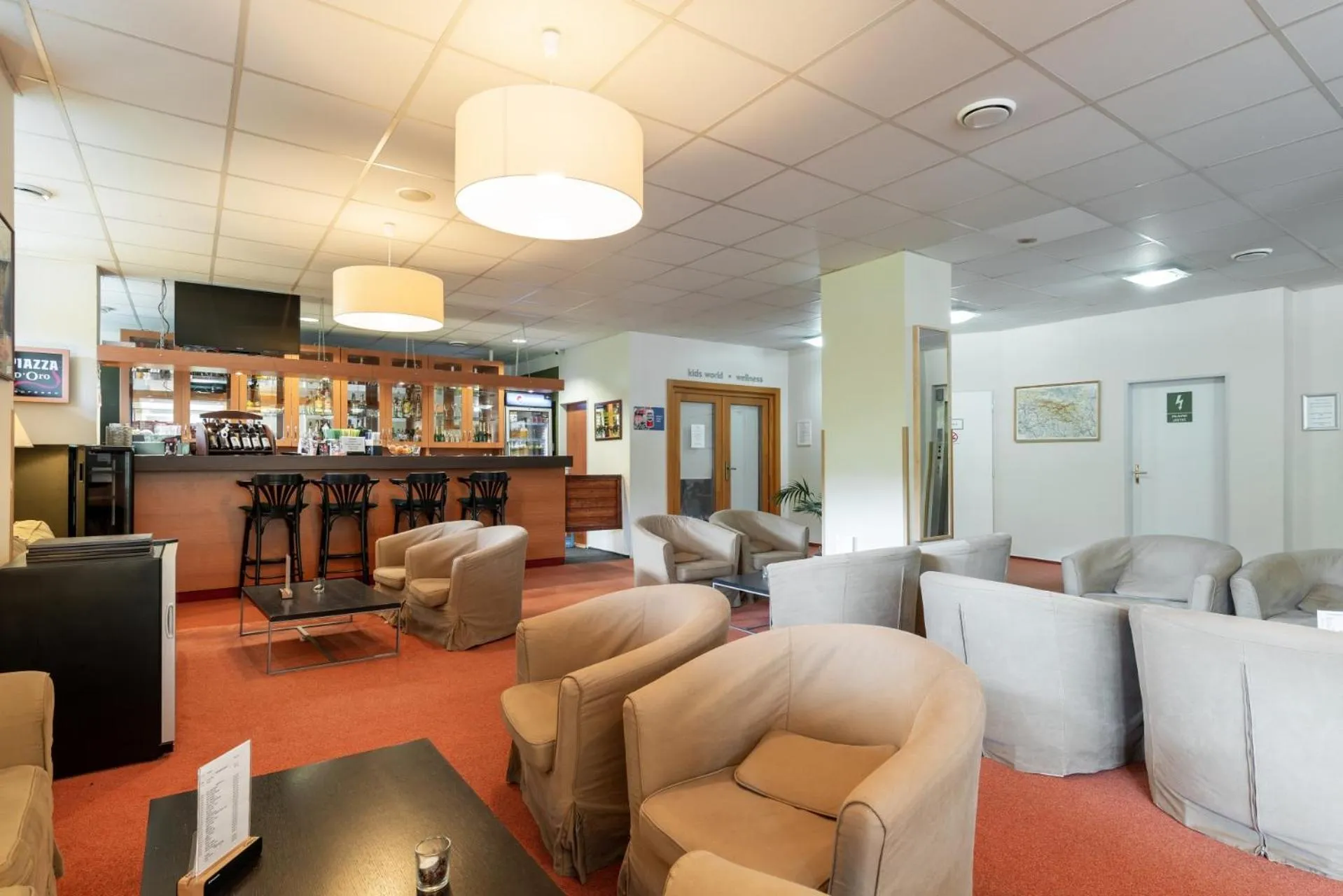 Lobby or reception in Parkhotel Harrachov