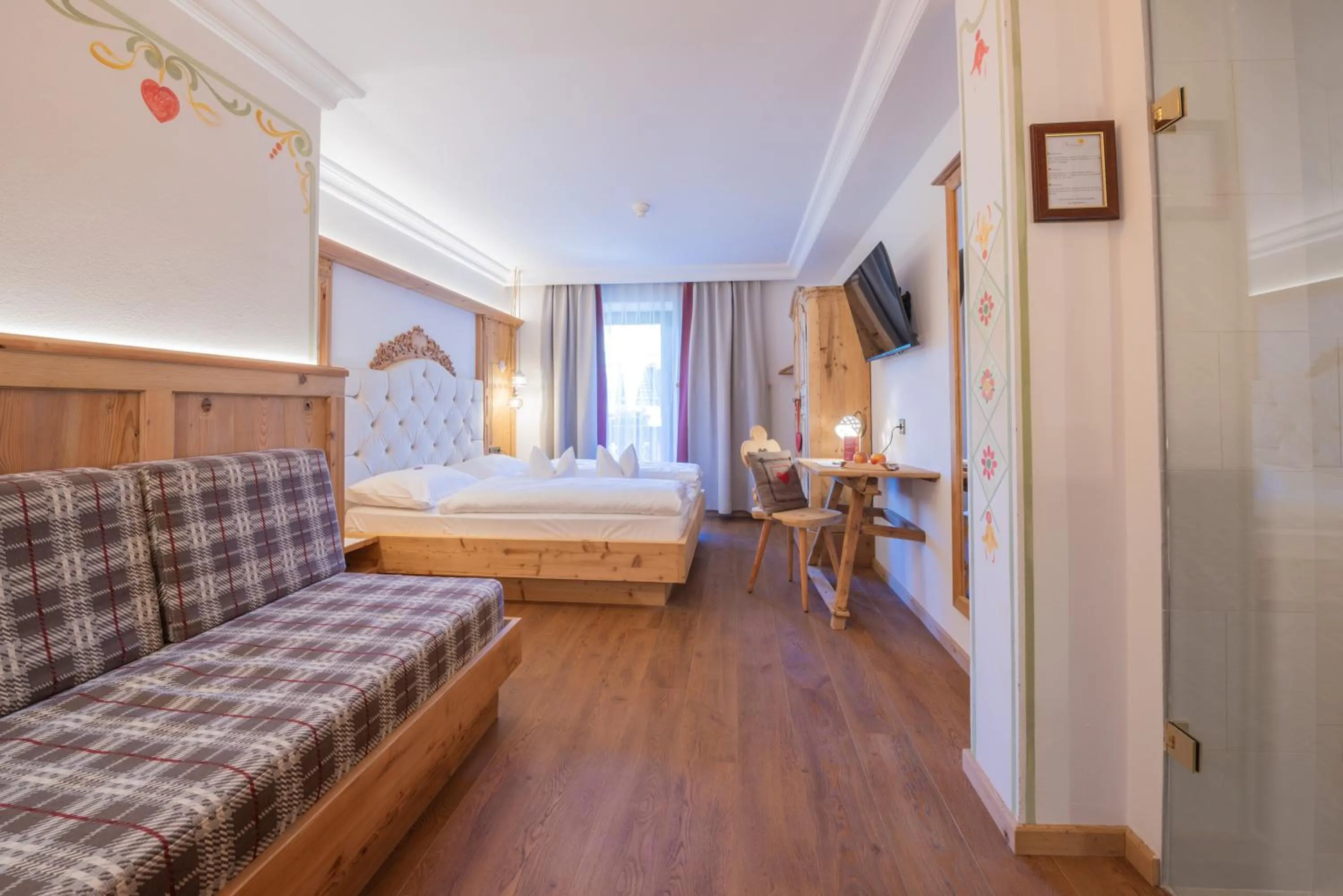 Bedroom, Bed in Hotel Al Sonnenhof