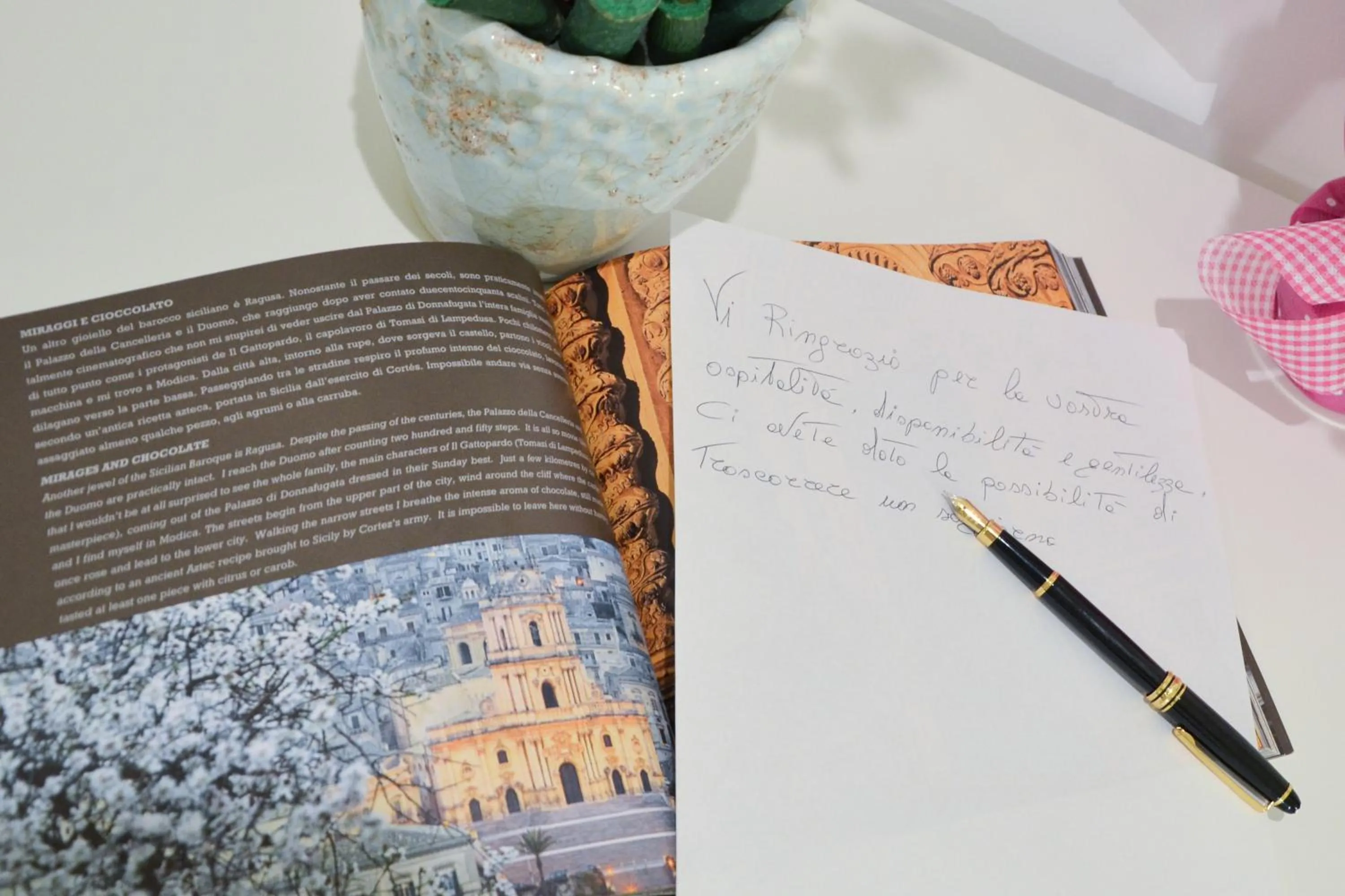 Decorative detail in B&B Ponticello