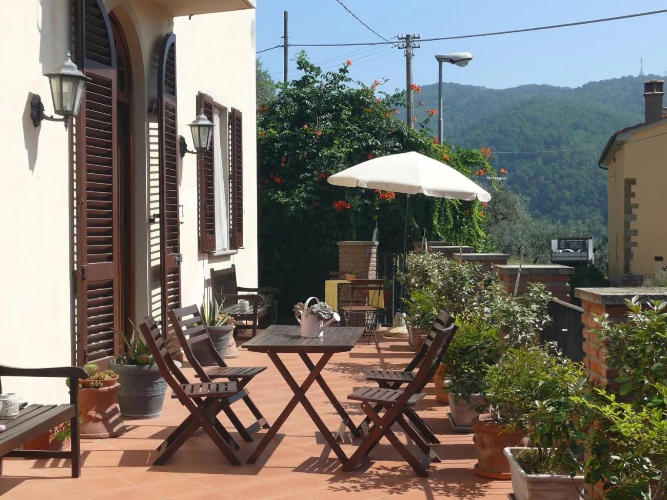 Balcony/Terrace in Antica Bottega di Vinci