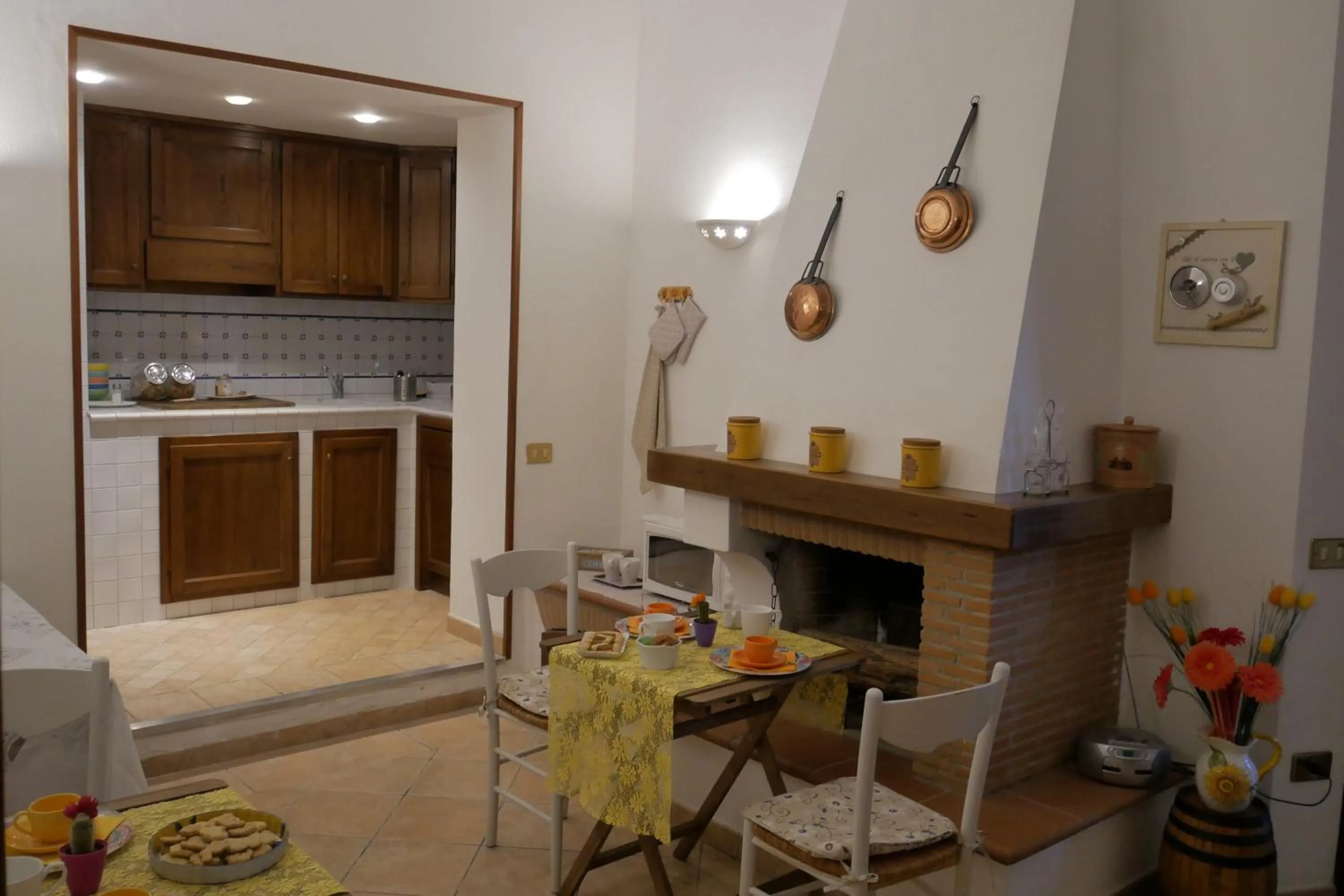 Food and drinks in Antica Bottega di Vinci