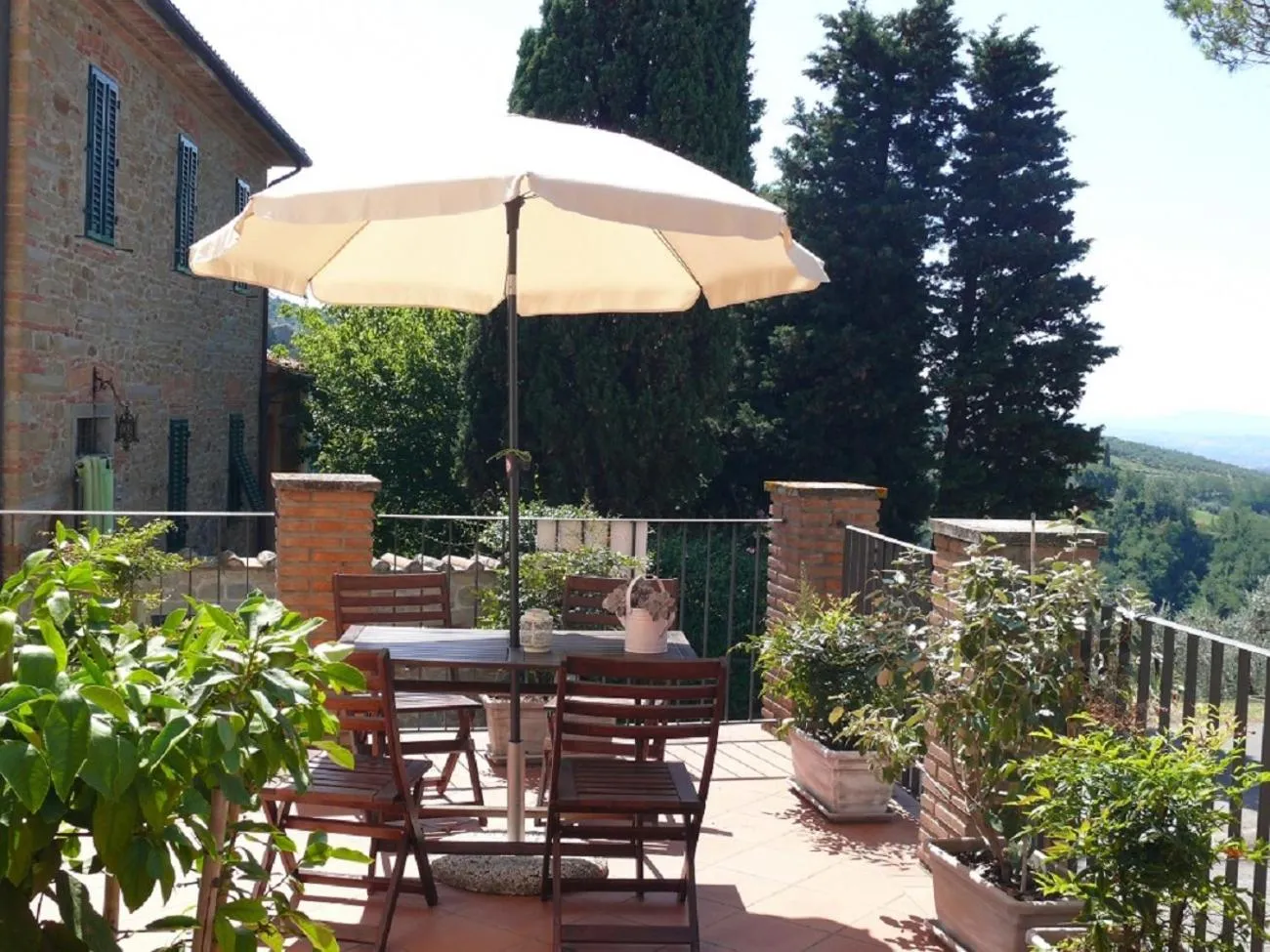 Balcony/Terrace in Antica Bottega di Vinci
