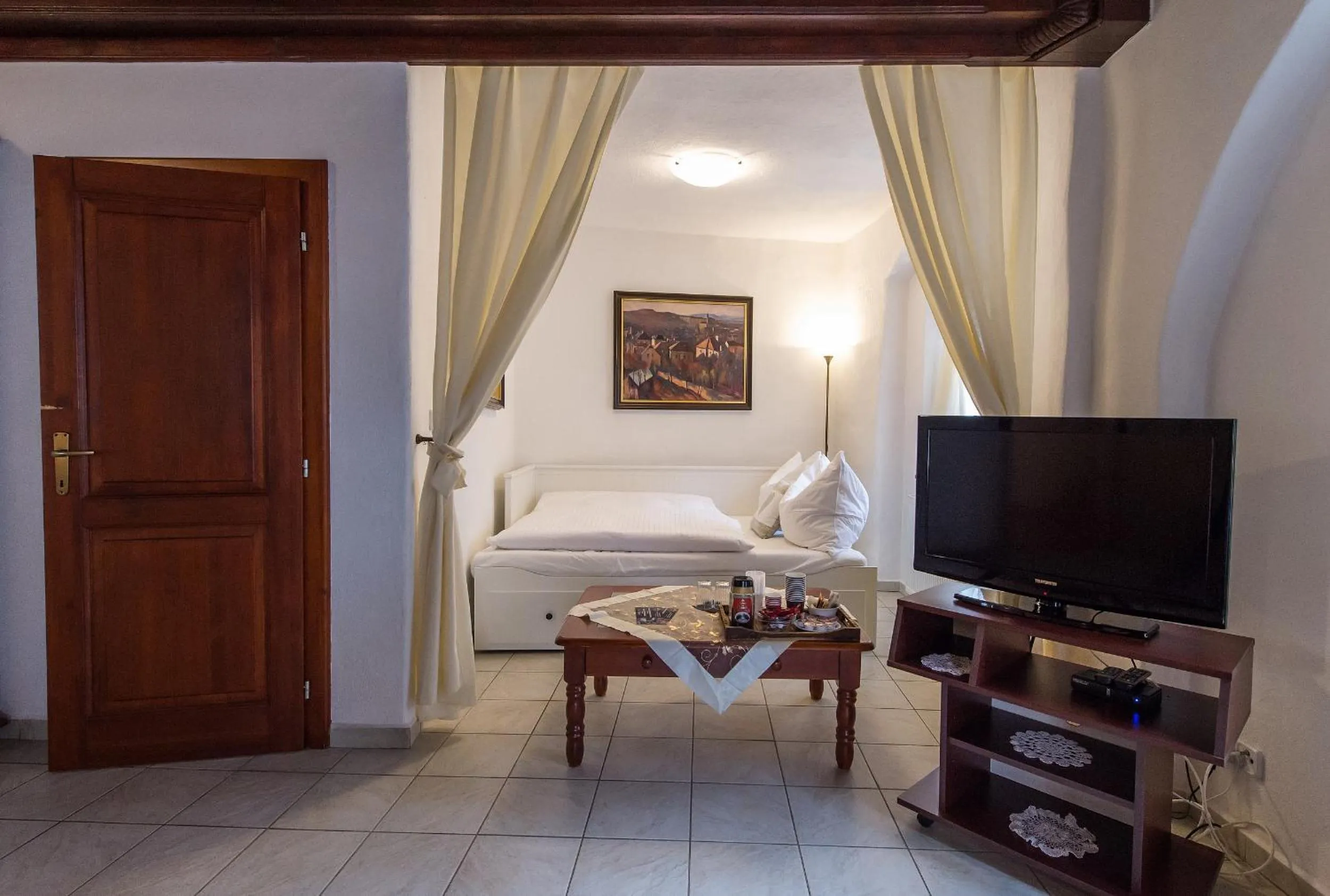 Bed in Pension U Zámku