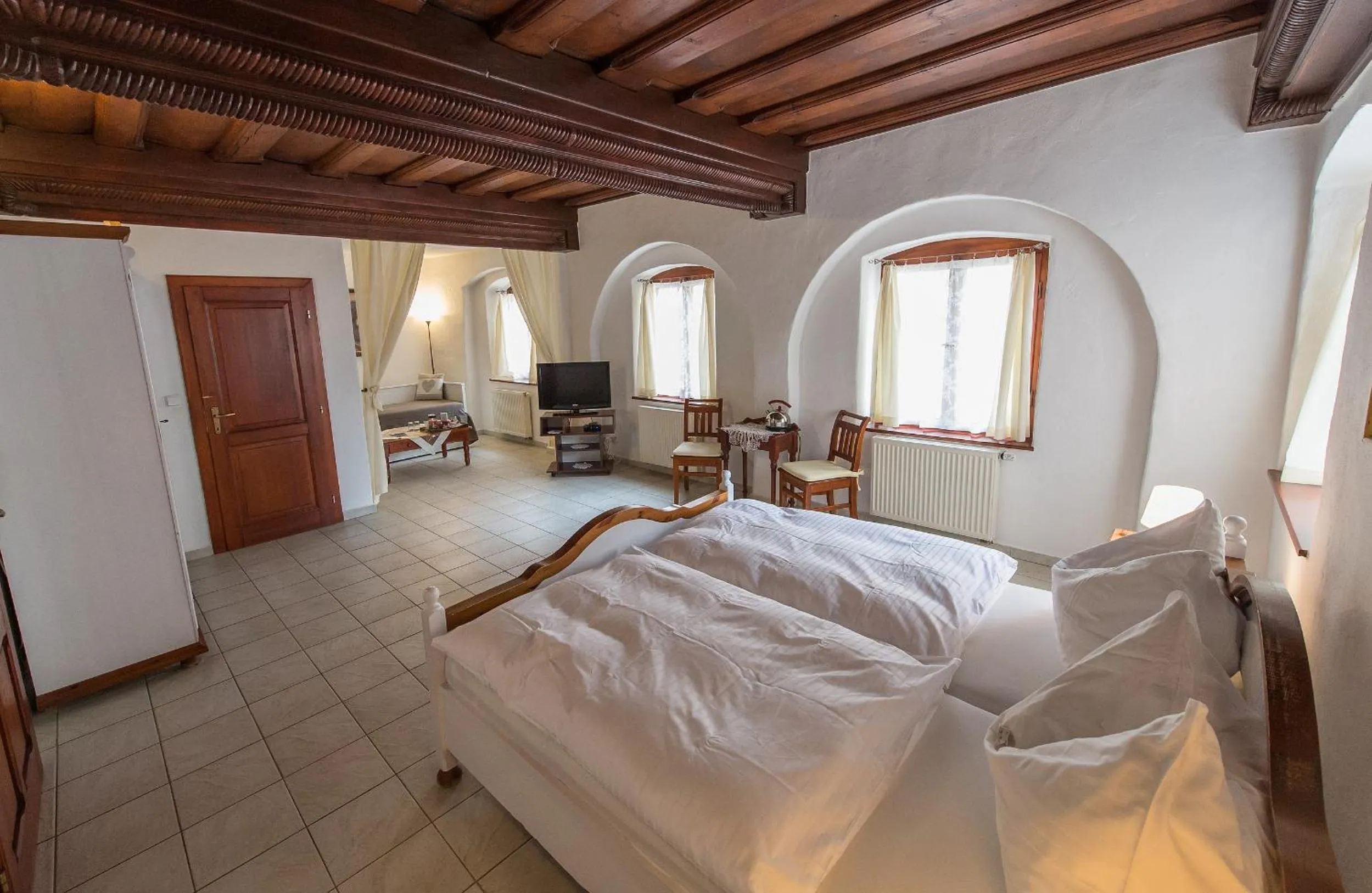 Bed in Pension U Zámku