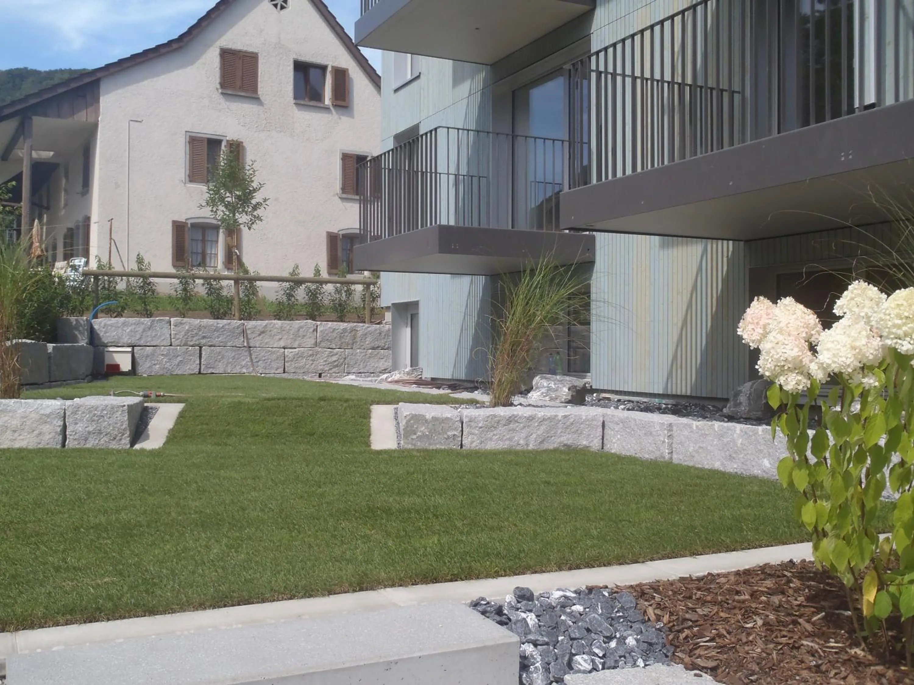 Garden in Hotel Traube Garni