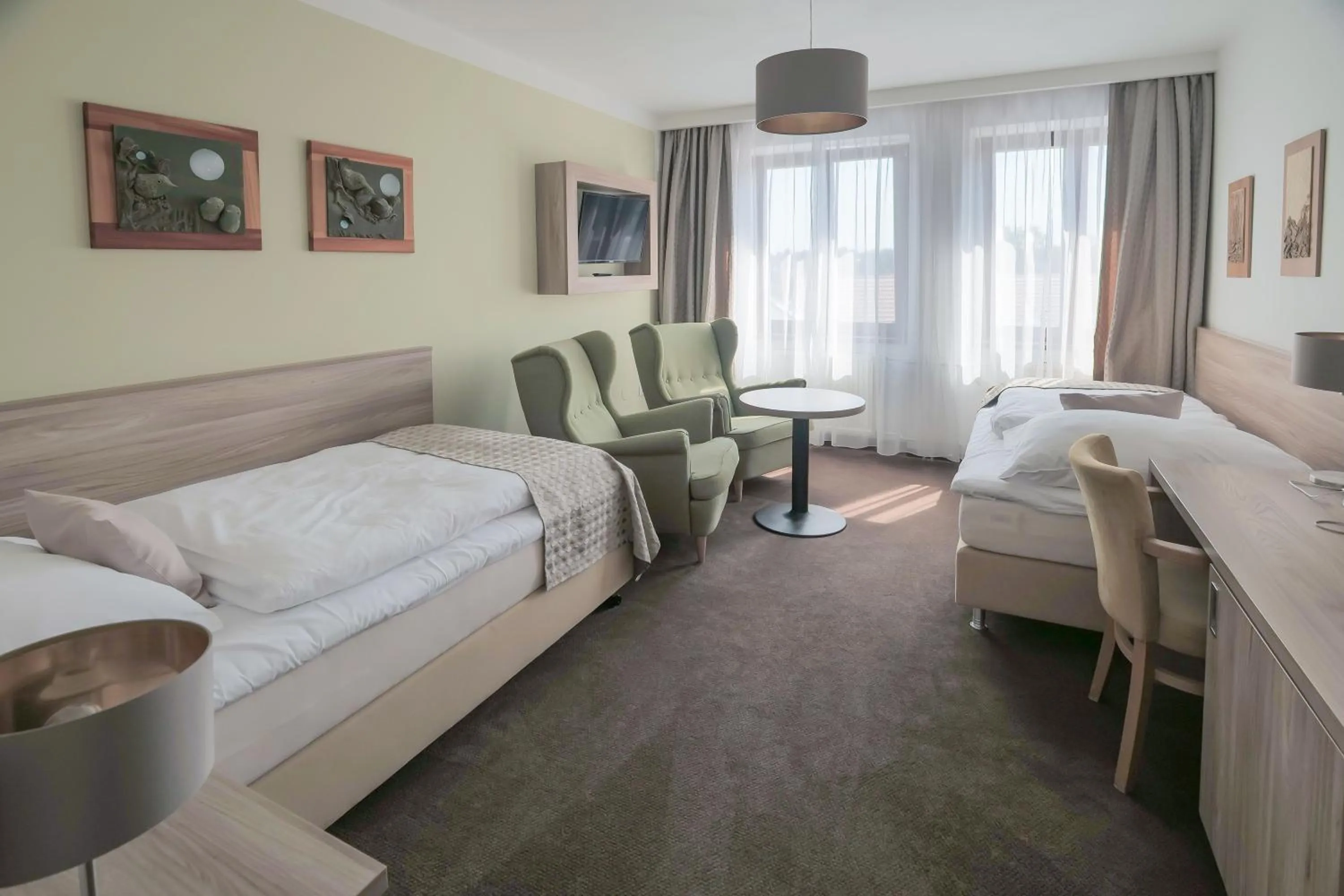 Bed in Hotel Zlatá Hvězda